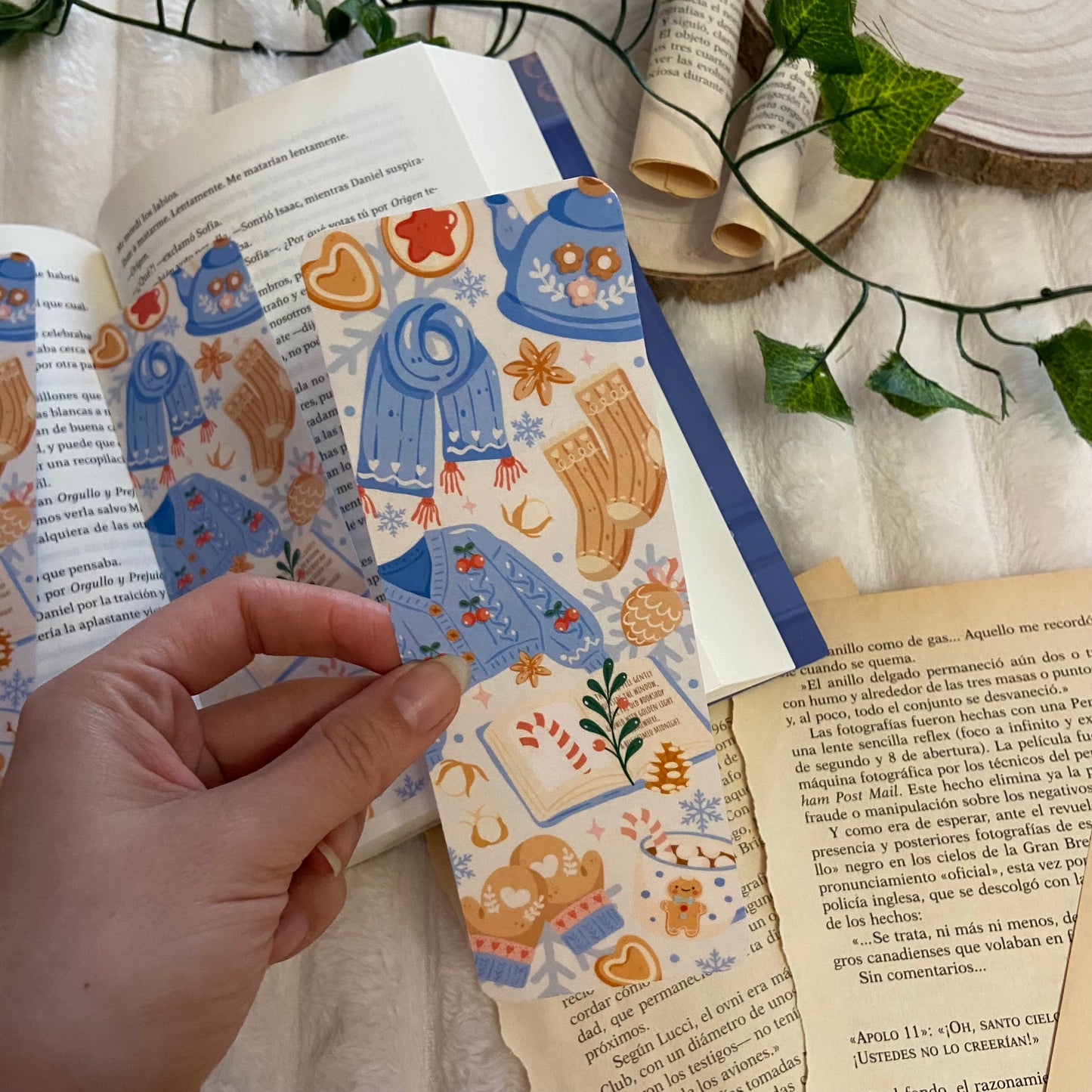 Marcapáginas llegó el invierno