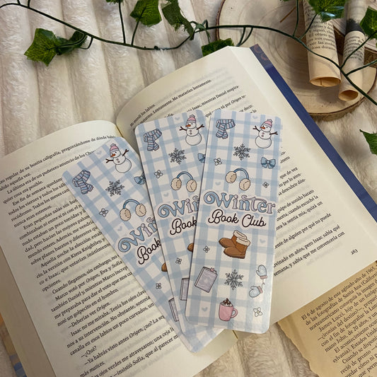 Marcapáginas Winter bookclub