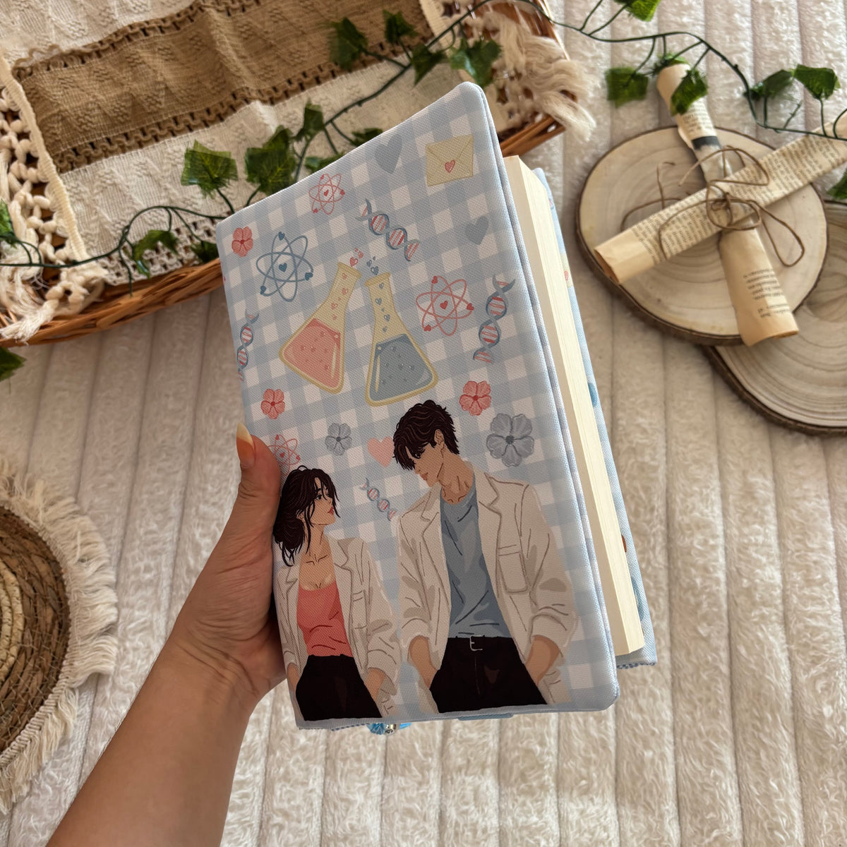 Funda ajustable impermeable inspirada en La hipótesis del amor impermeable