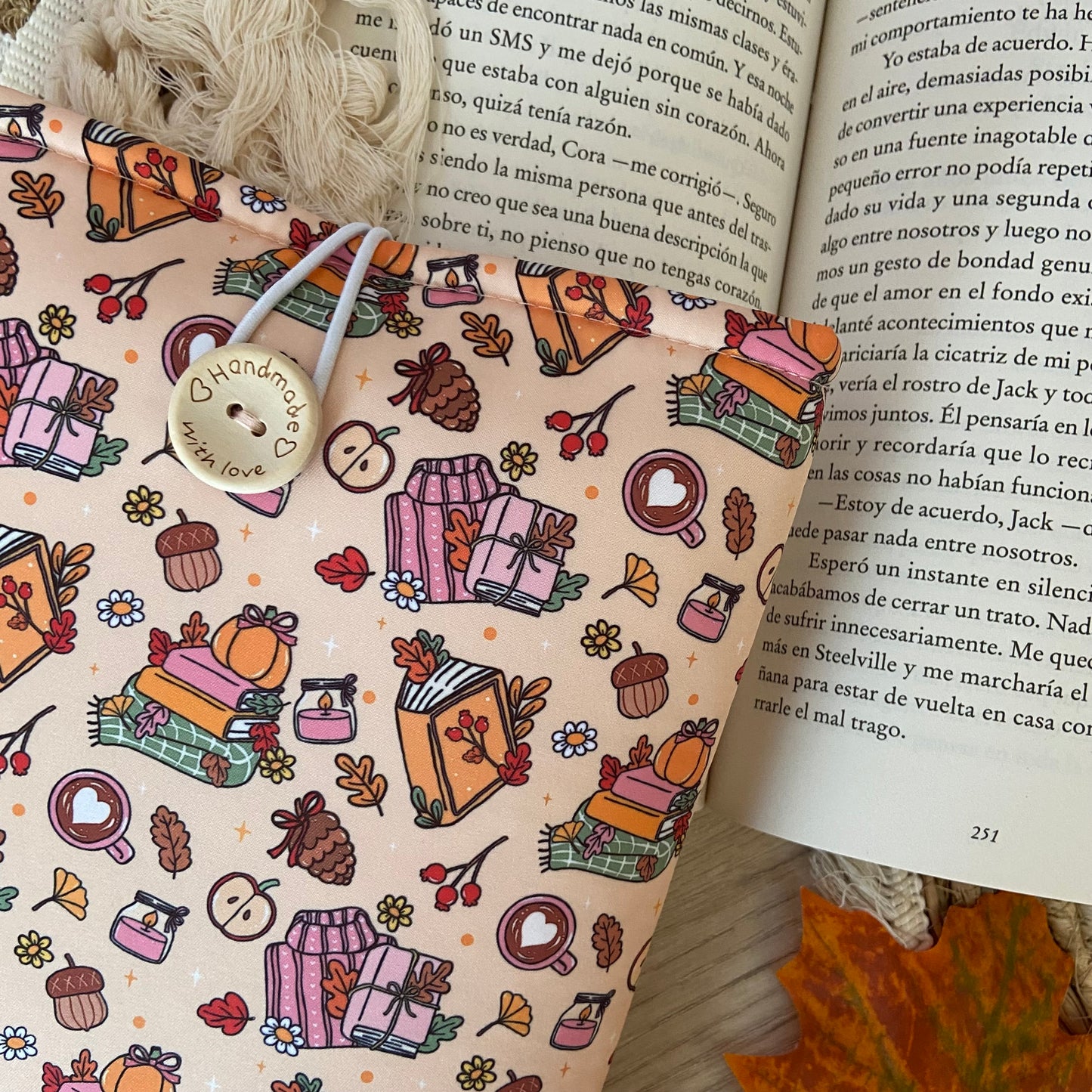 Funda literaria Canela outlet