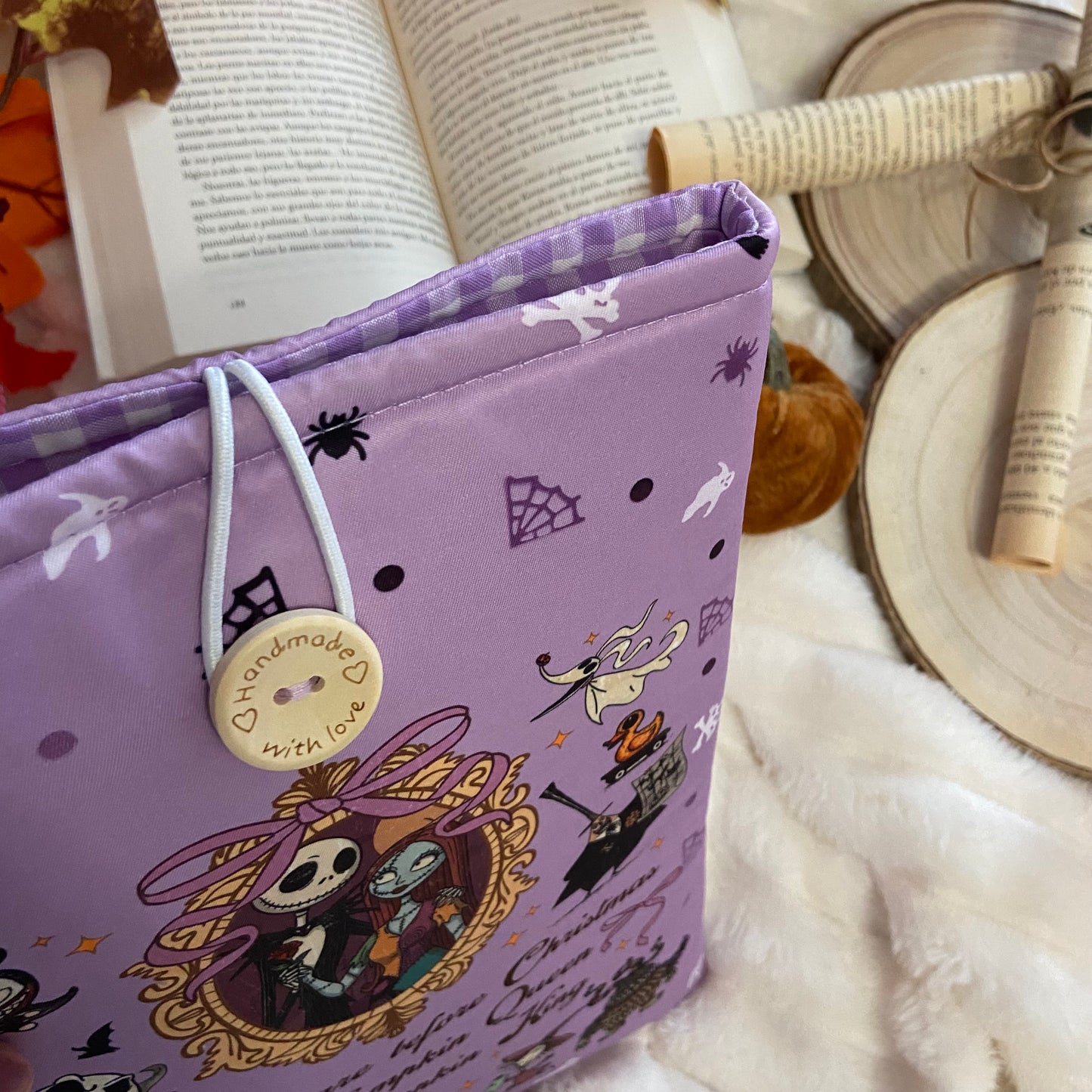 Funda literaria The purple nightmare before Christmas