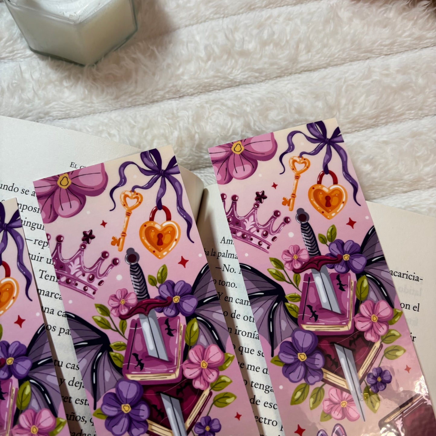 Marcapáginas espada de dragón