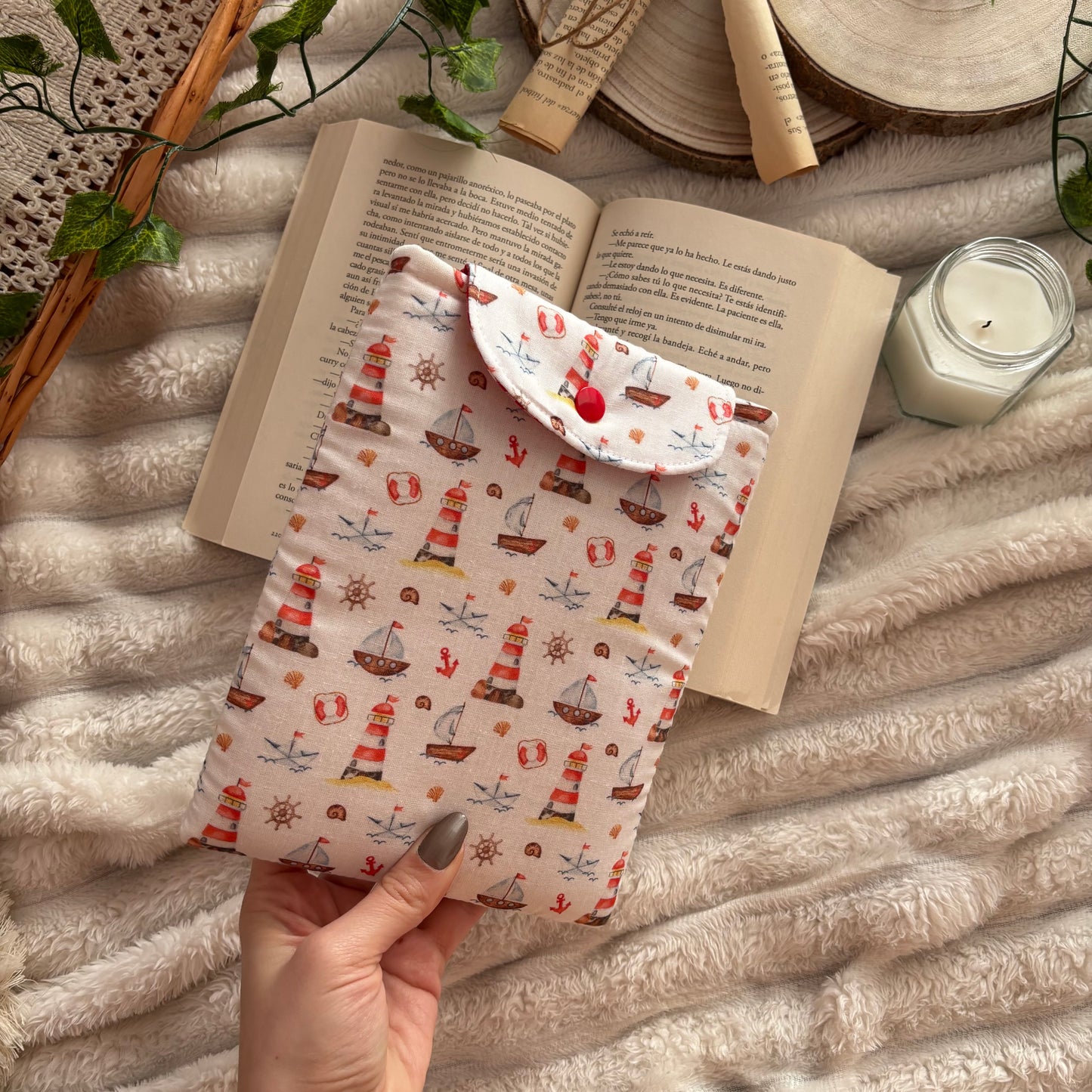 Funda para ebook faros