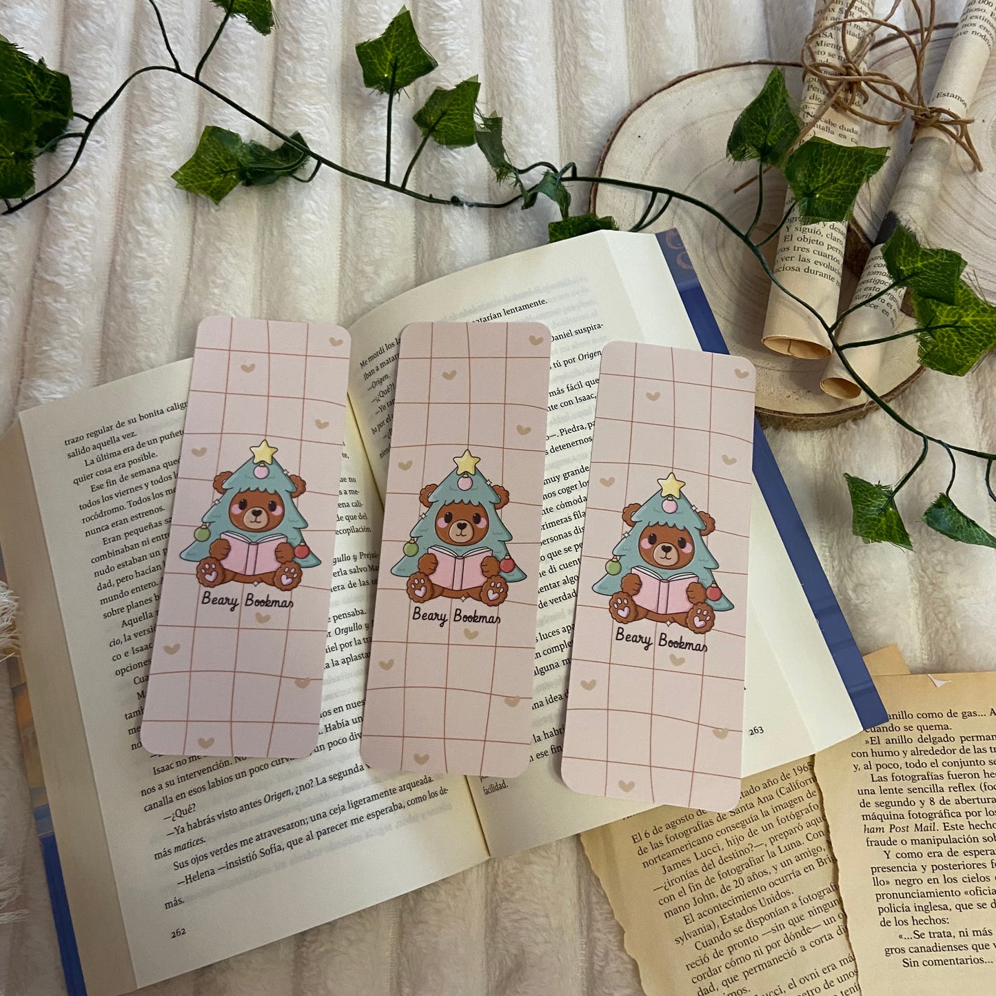 Marcapáginas beary bookmas