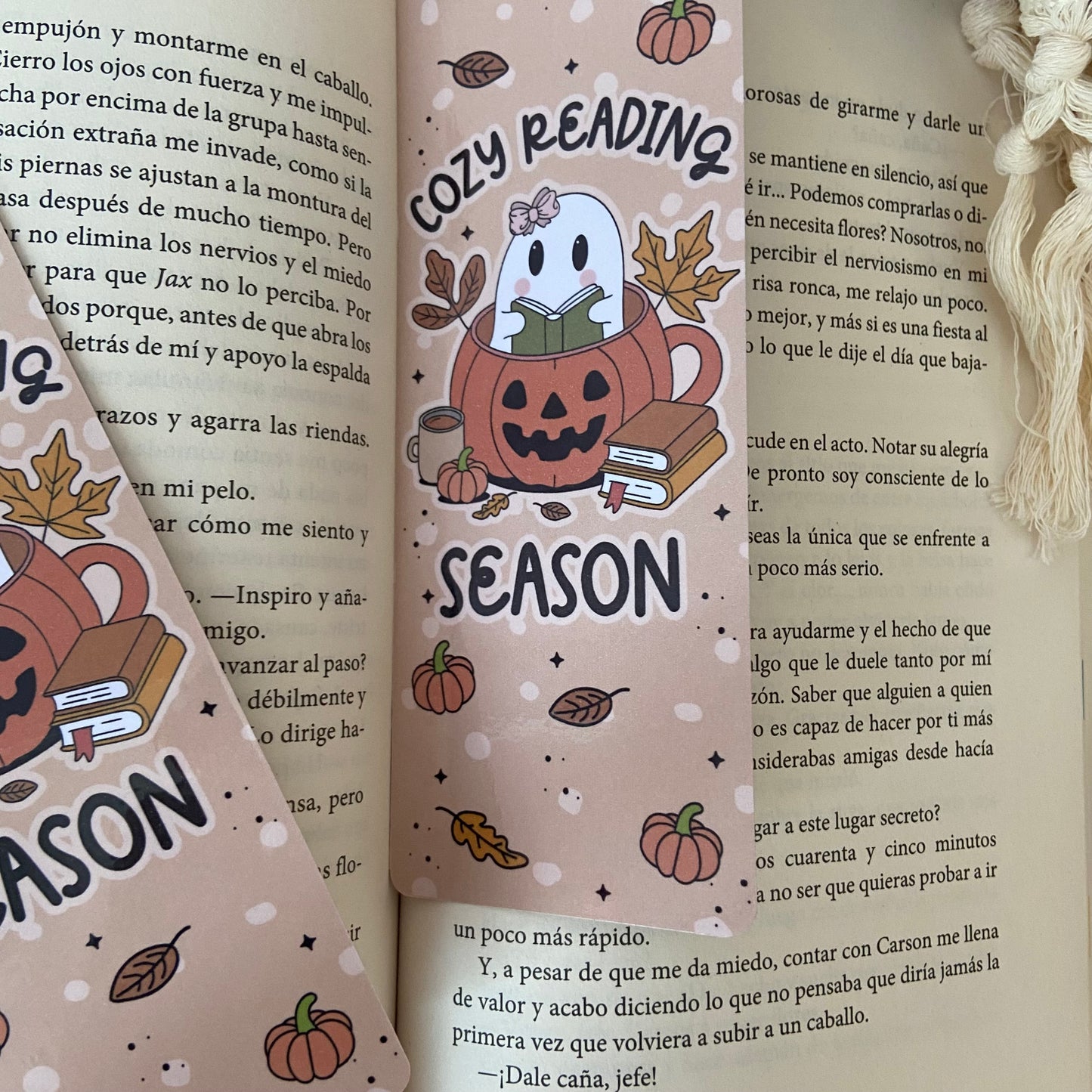 Marcapáginas Cozy reading season