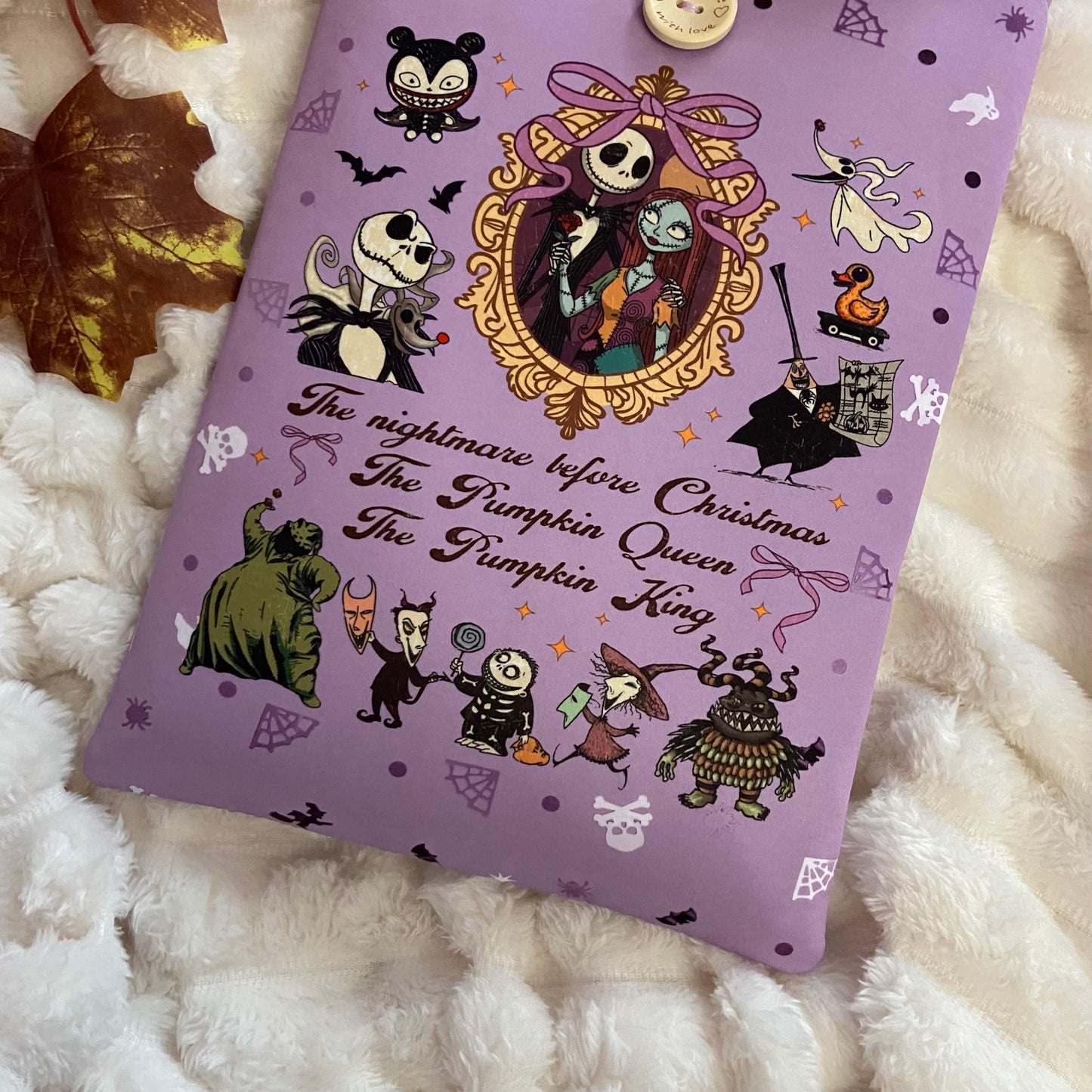 Funda literaria The purple nightmare before Christmas