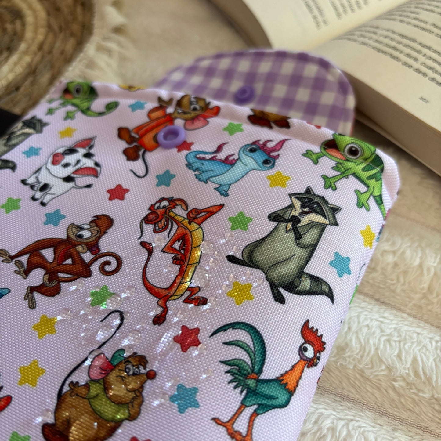 Funda kindle/kobo libra colour mascotas Disney impermeable