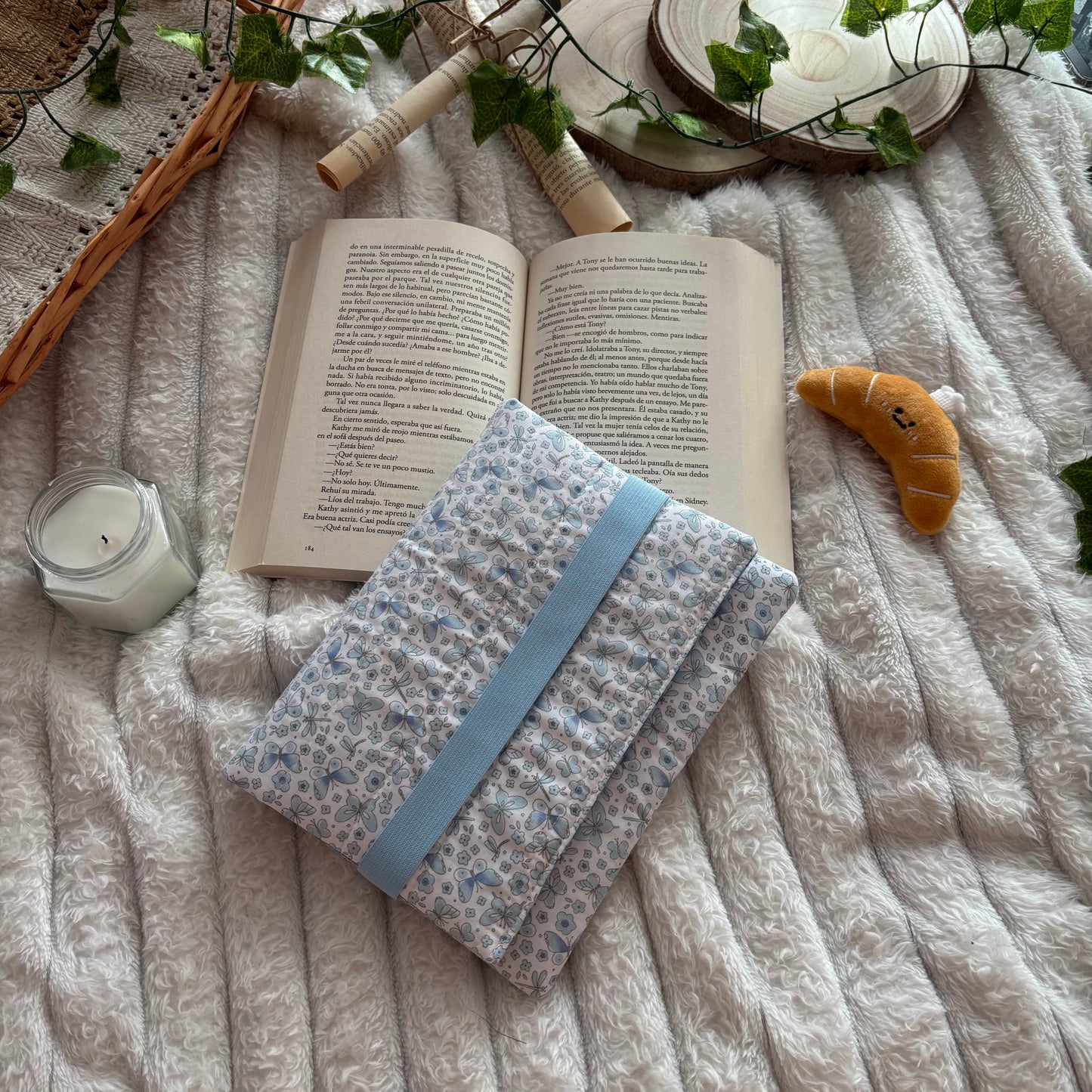 Funda de solapas para ebook blue happiness