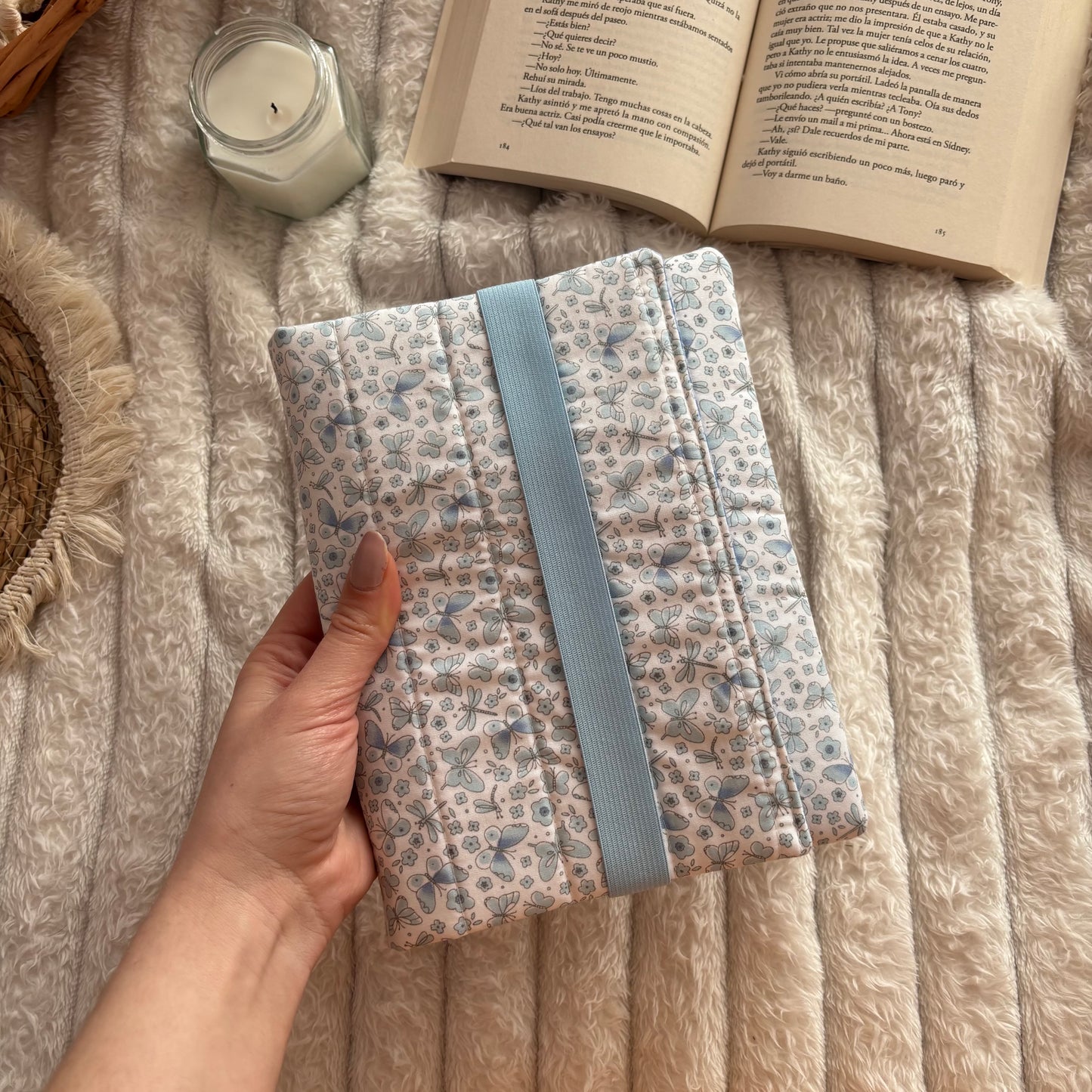 Funda de solapas para ebook blue happiness