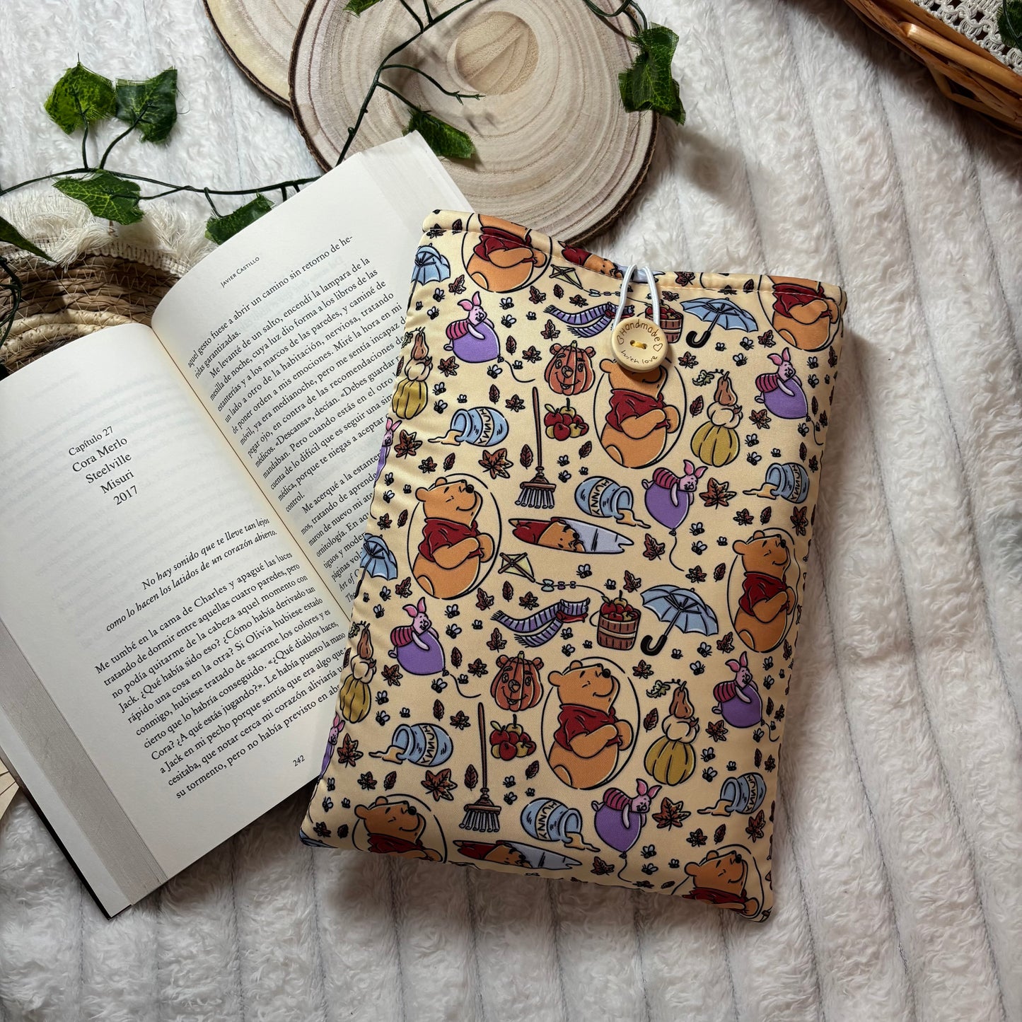 Funda literaria Winnie the pooh