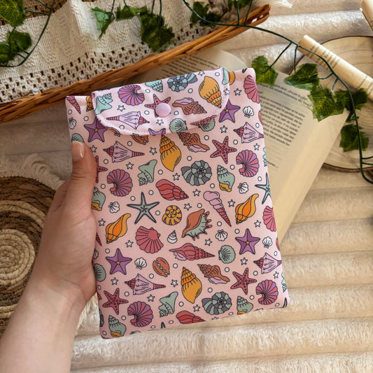 Funda kindle/kobo libra colour conchitas impermeable