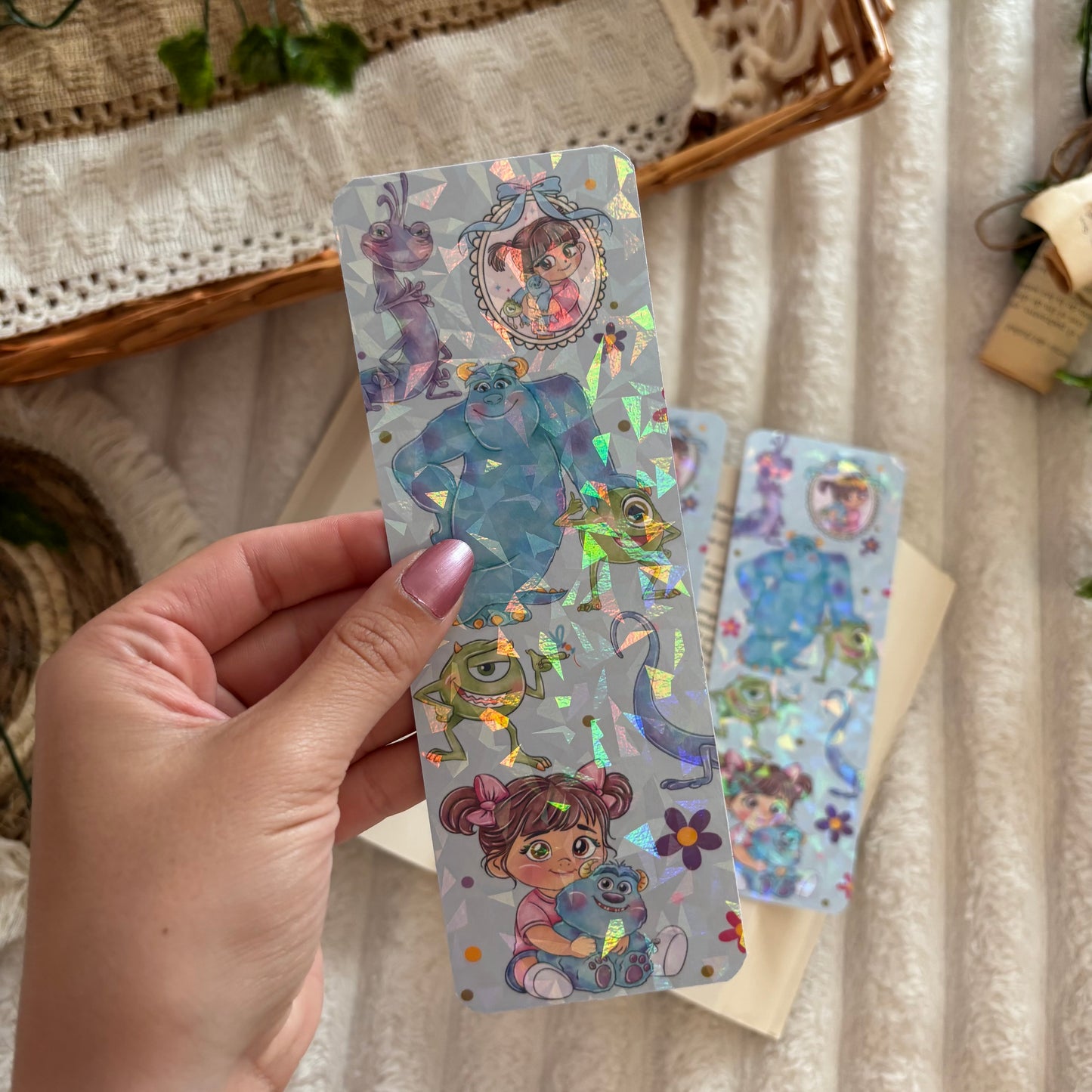Marcapáginas Boo Monstruos S.A holográfico