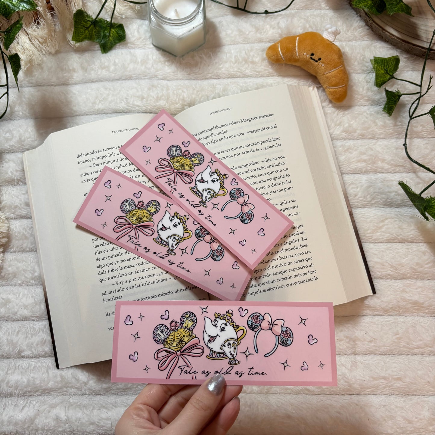 Marcapáginas Bella y Bestia Tale as old as time