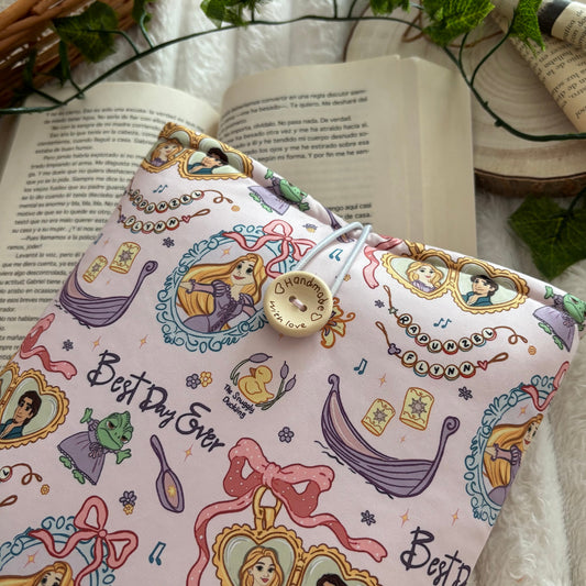 Funda literaria Rapunzel y Finn