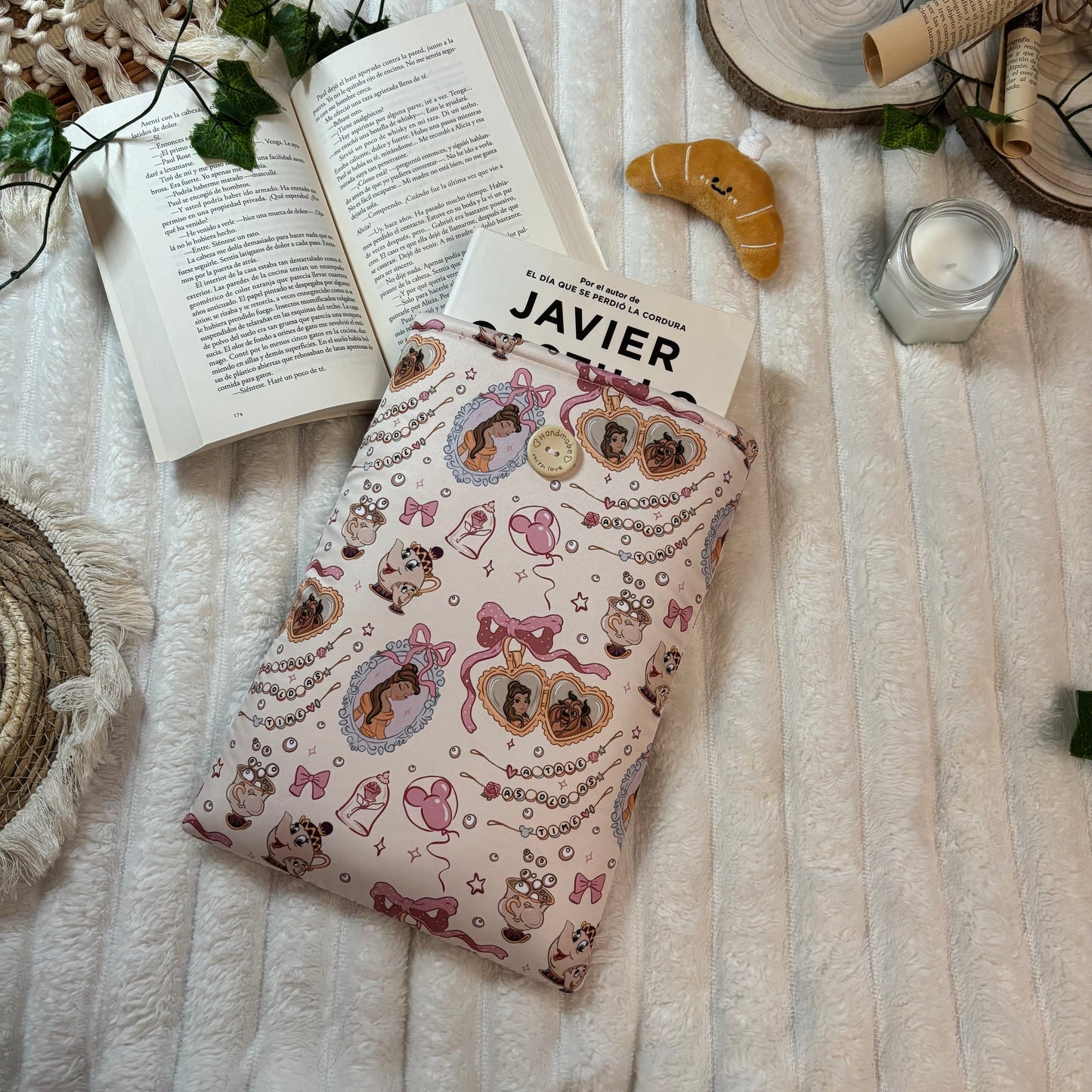 Funda literaria Tale as old as time Bella y Bestia