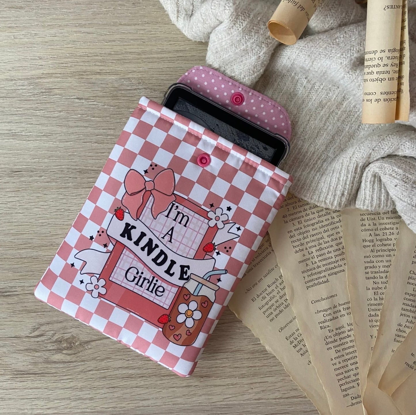 Funda kindle/kobo libra colour I’m a kindle girlie