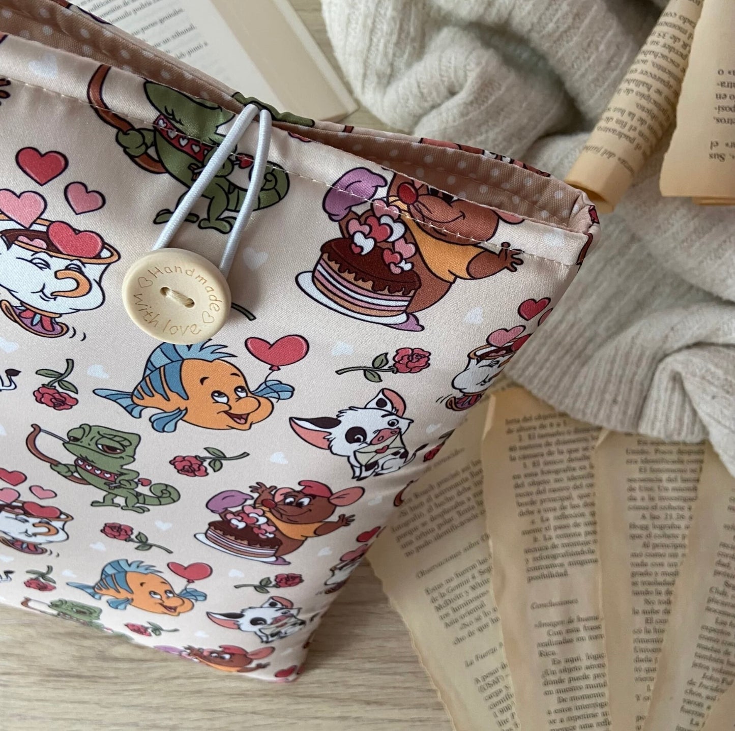 Funda literaria mascotas Disney