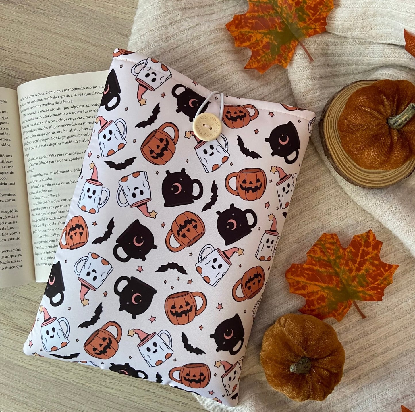 Funda literaria tazas Halloween