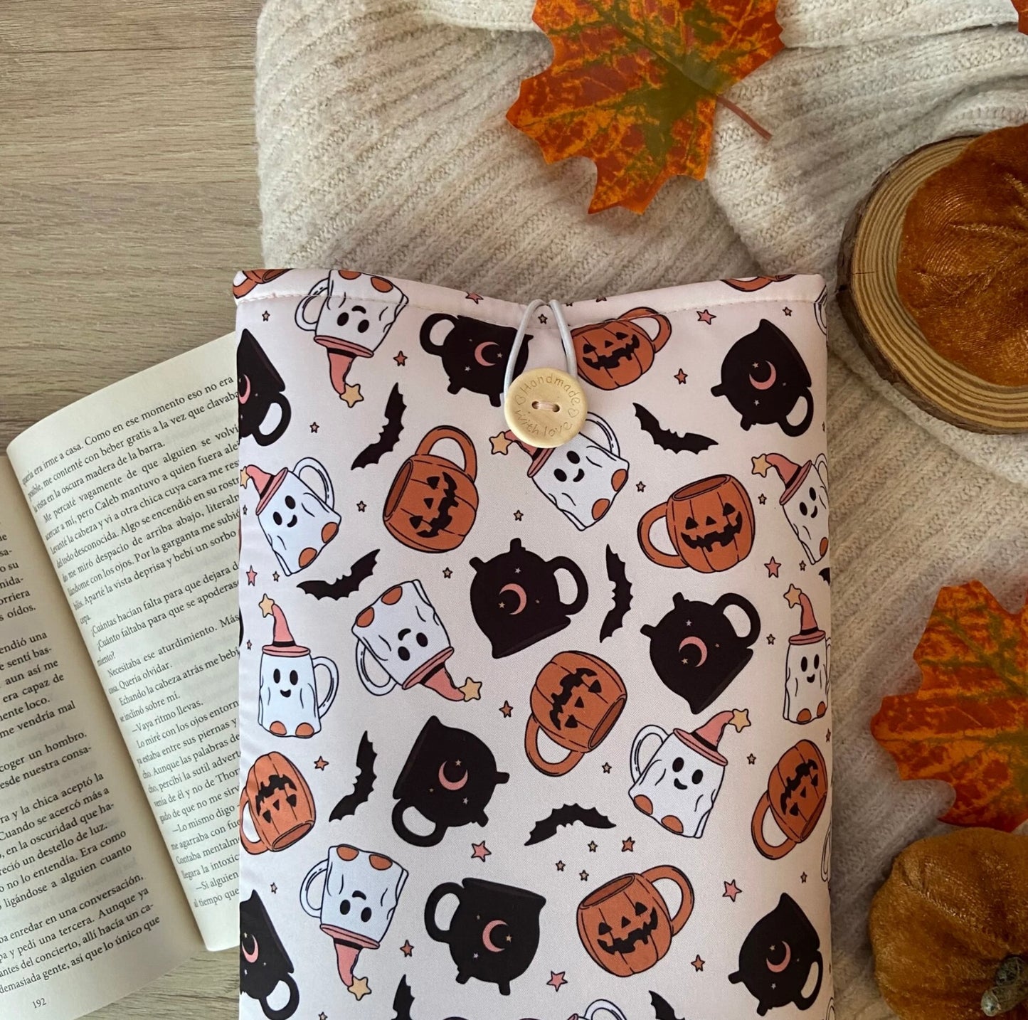 Funda literaria tazas Halloween