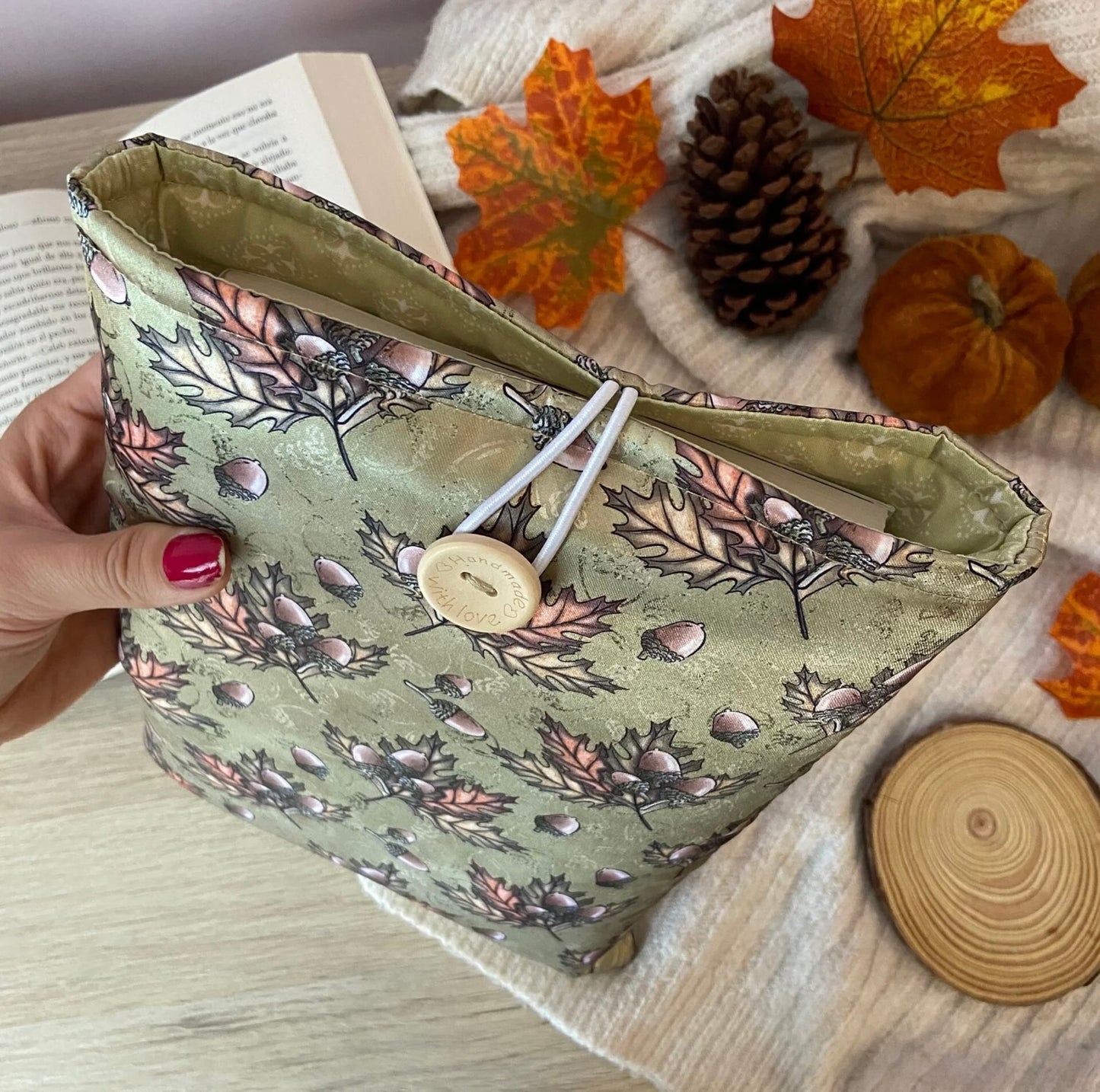 Funda literaria bellotas