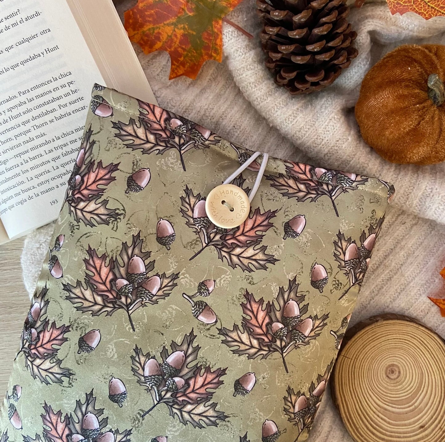 Funda literaria bellotas