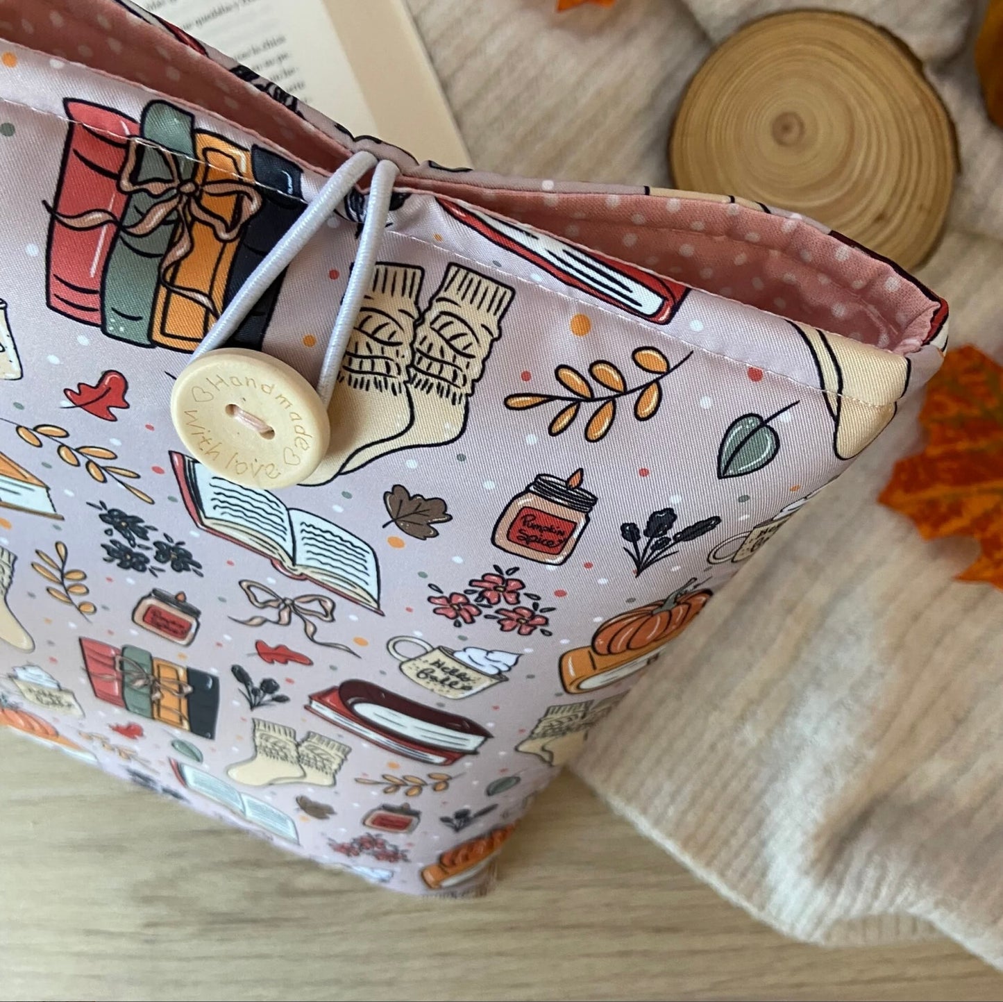 Funda literaria hello fall