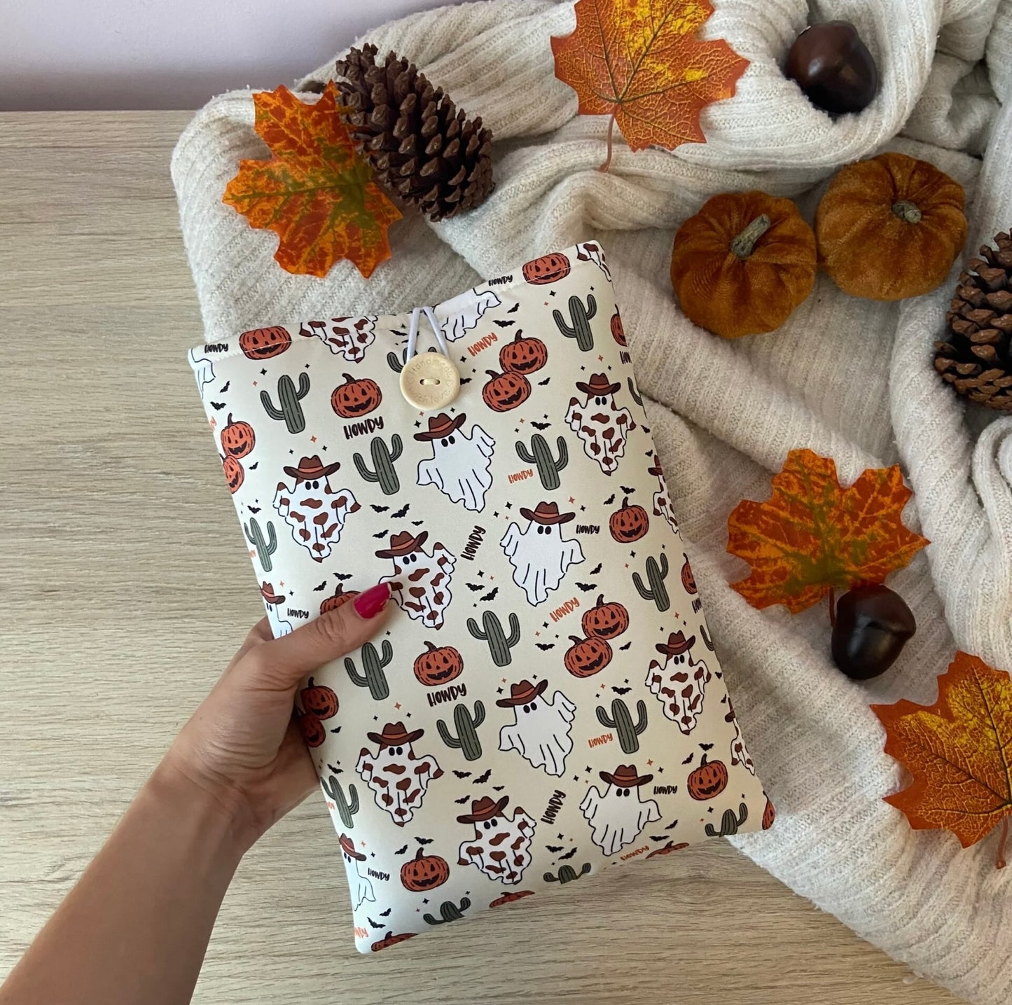 Funda literaria fantasmas cowboy