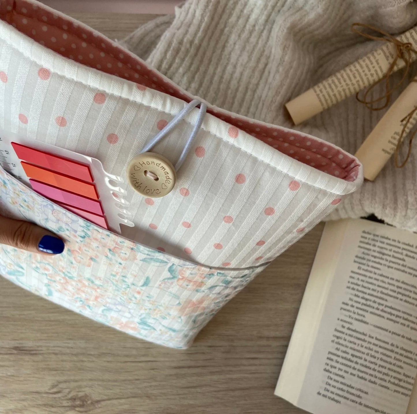 Funda literaria Jane con bolsillo