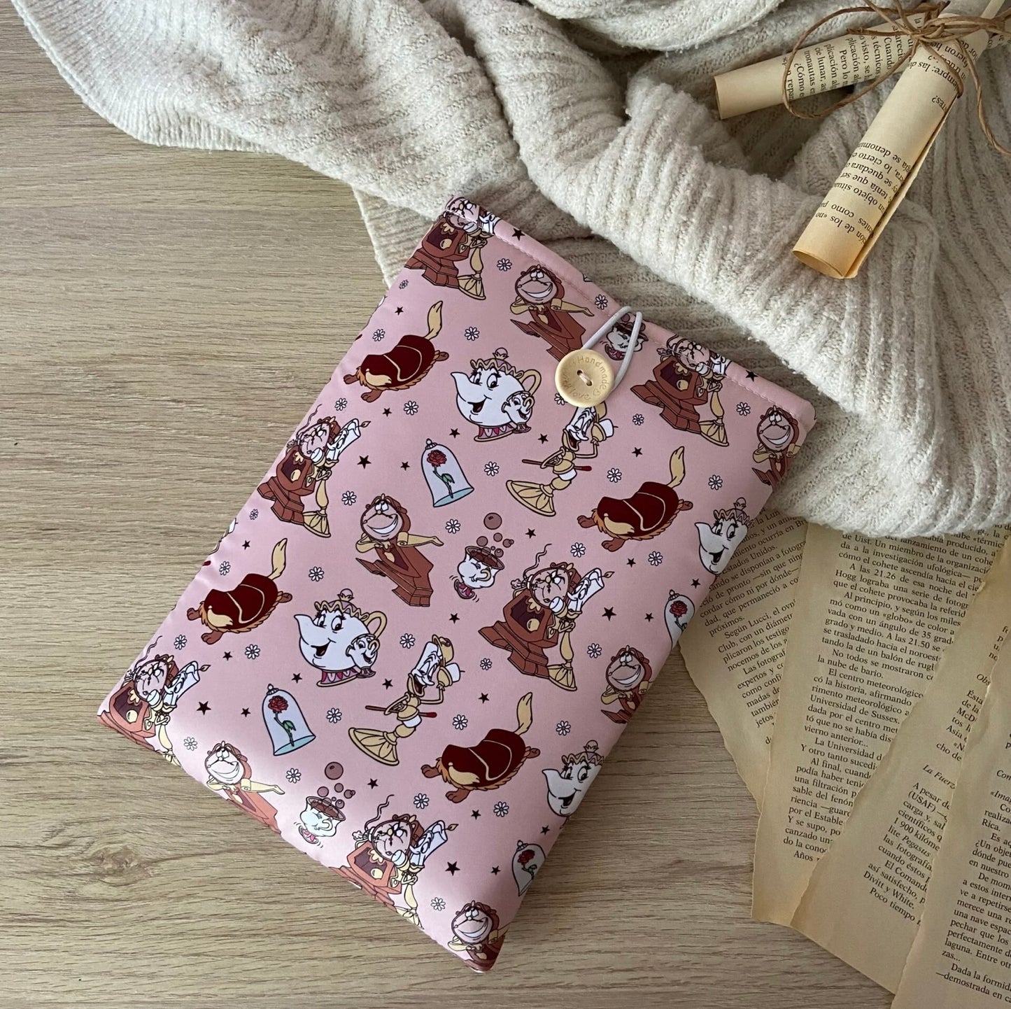 Funda literaria amigos de Bella