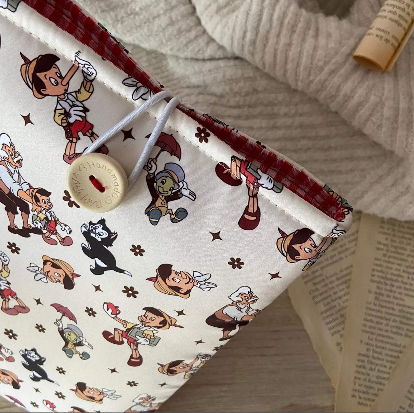 Funda literaria Pinocho