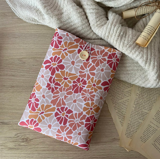 Funda literaria Galatea en tonos naranjas