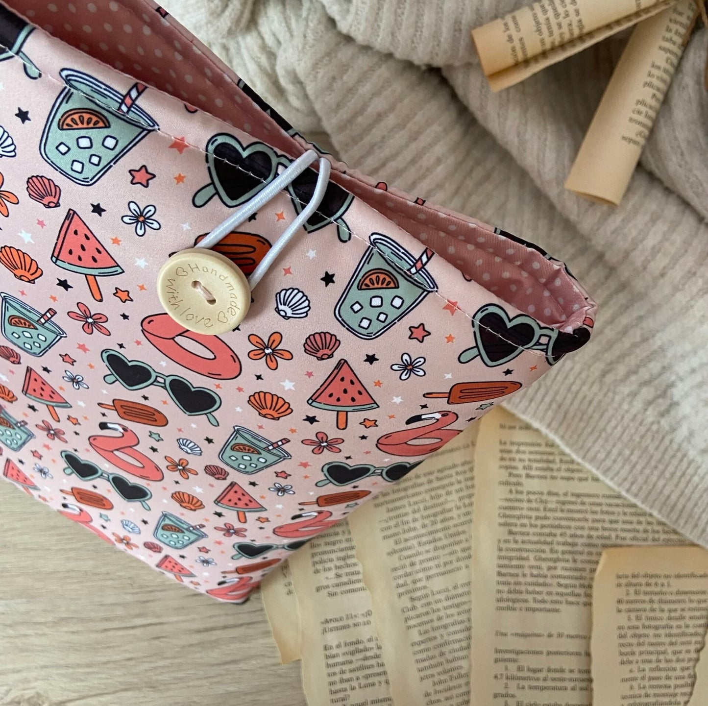 Funda literaria party beach