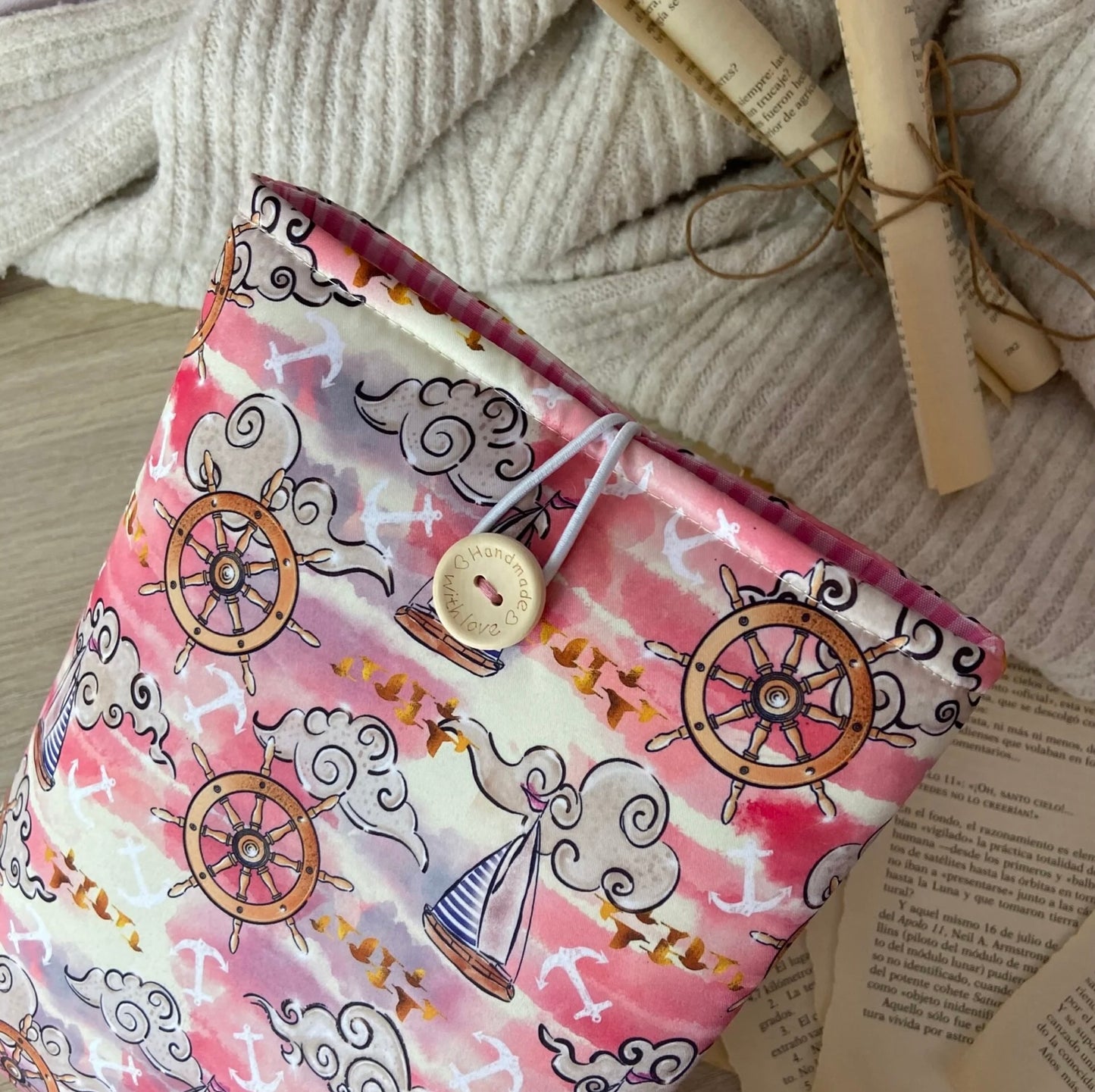 Funda literaria veleros
