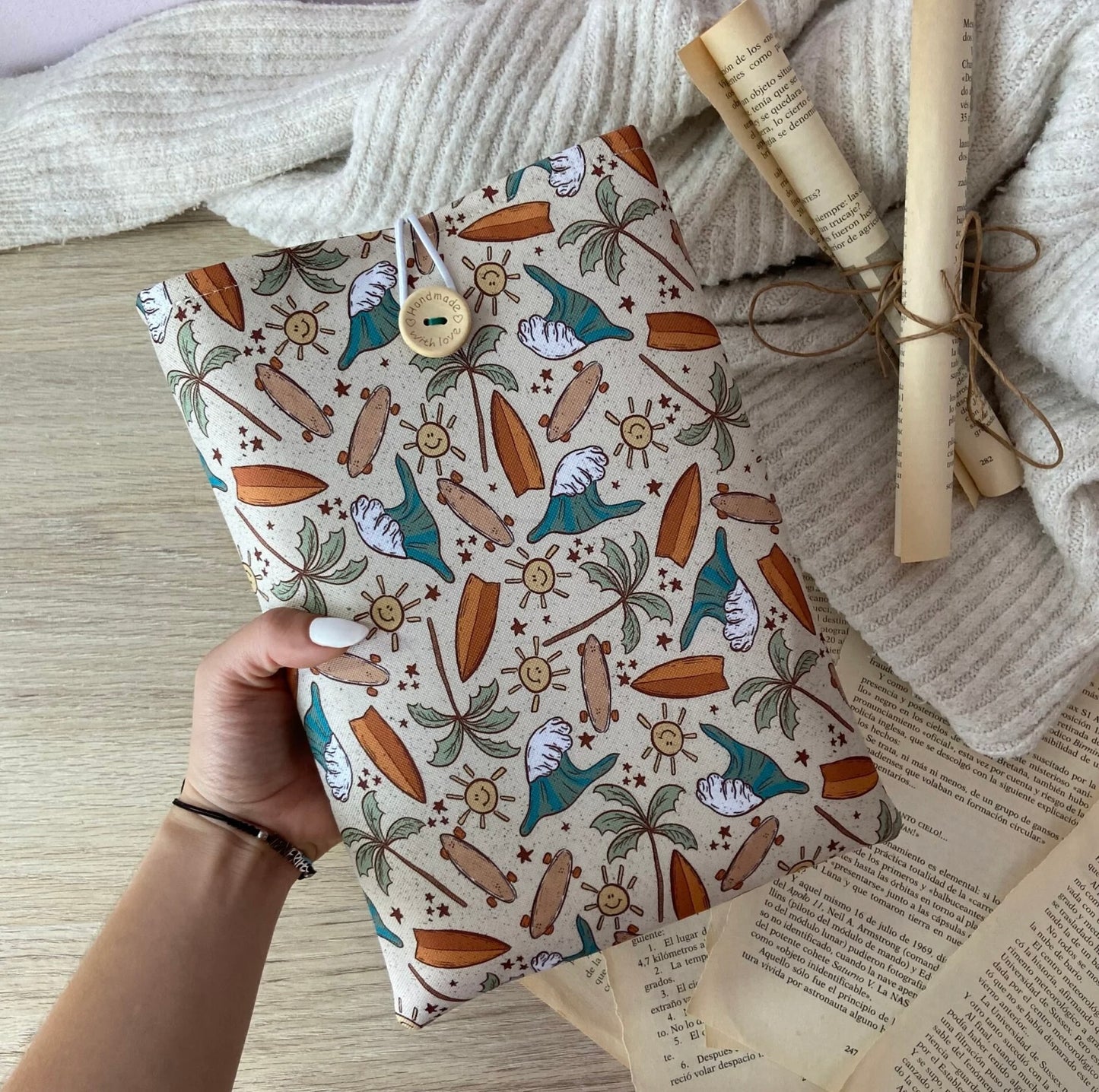 Funda literaria beach day impermeable