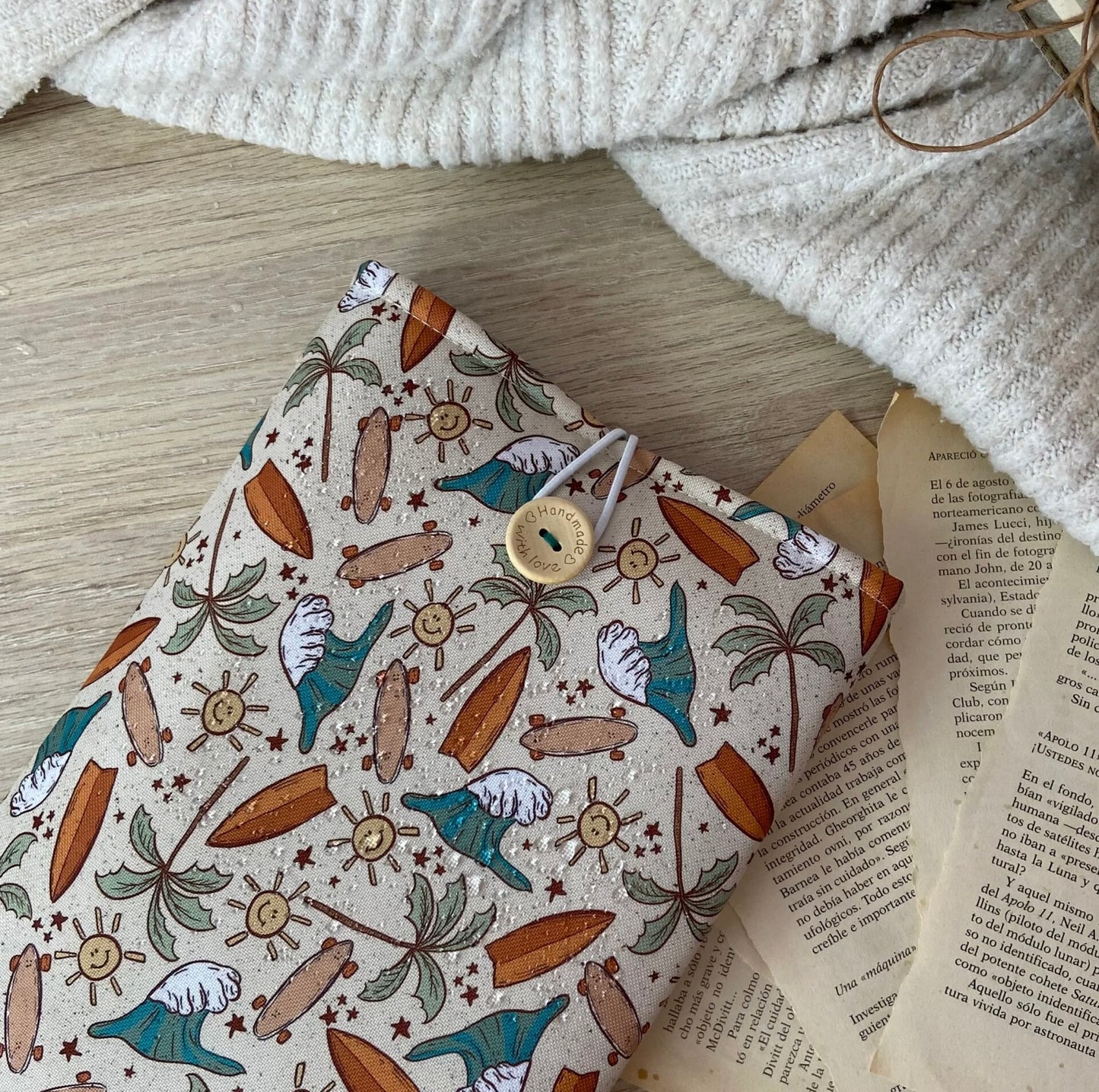 Funda literaria beach day impermeable