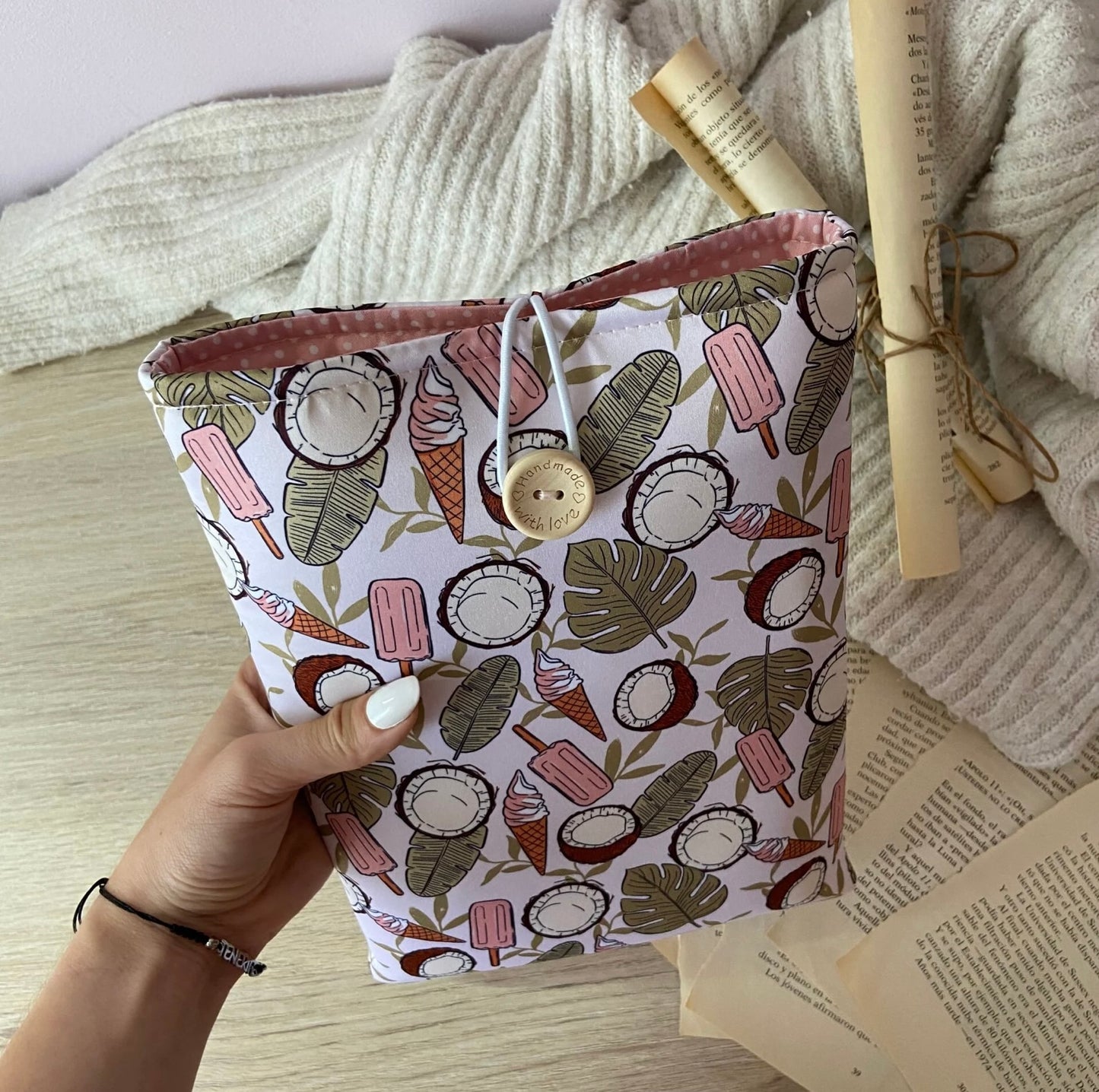 Funda literaria cocos