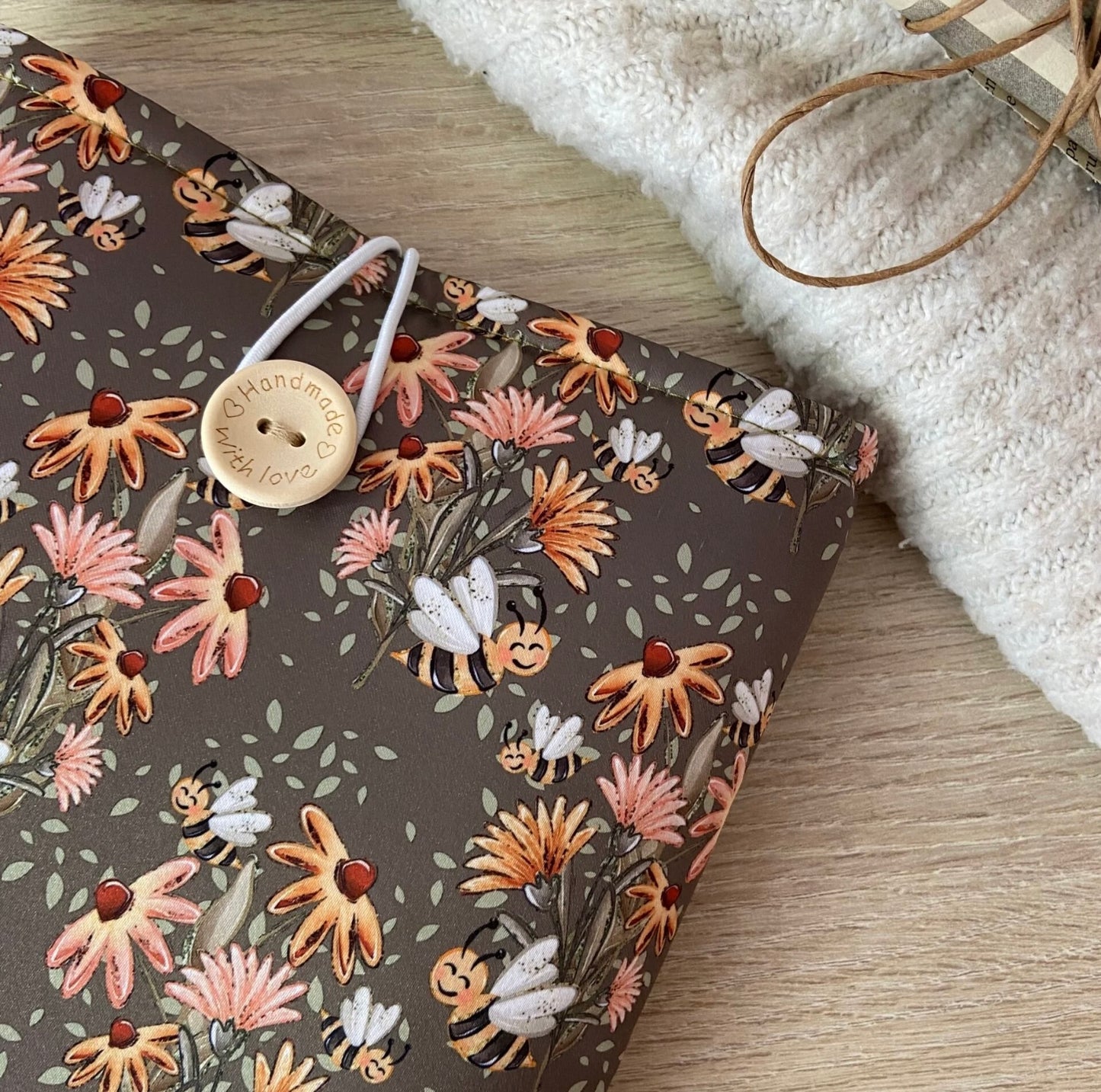Funda literaria happy bees
