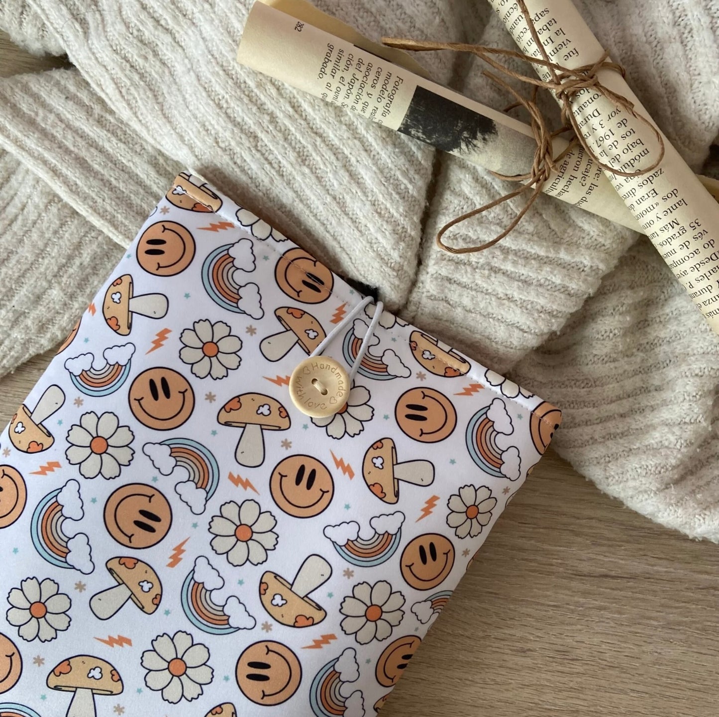 Funda literaria buenas vibras