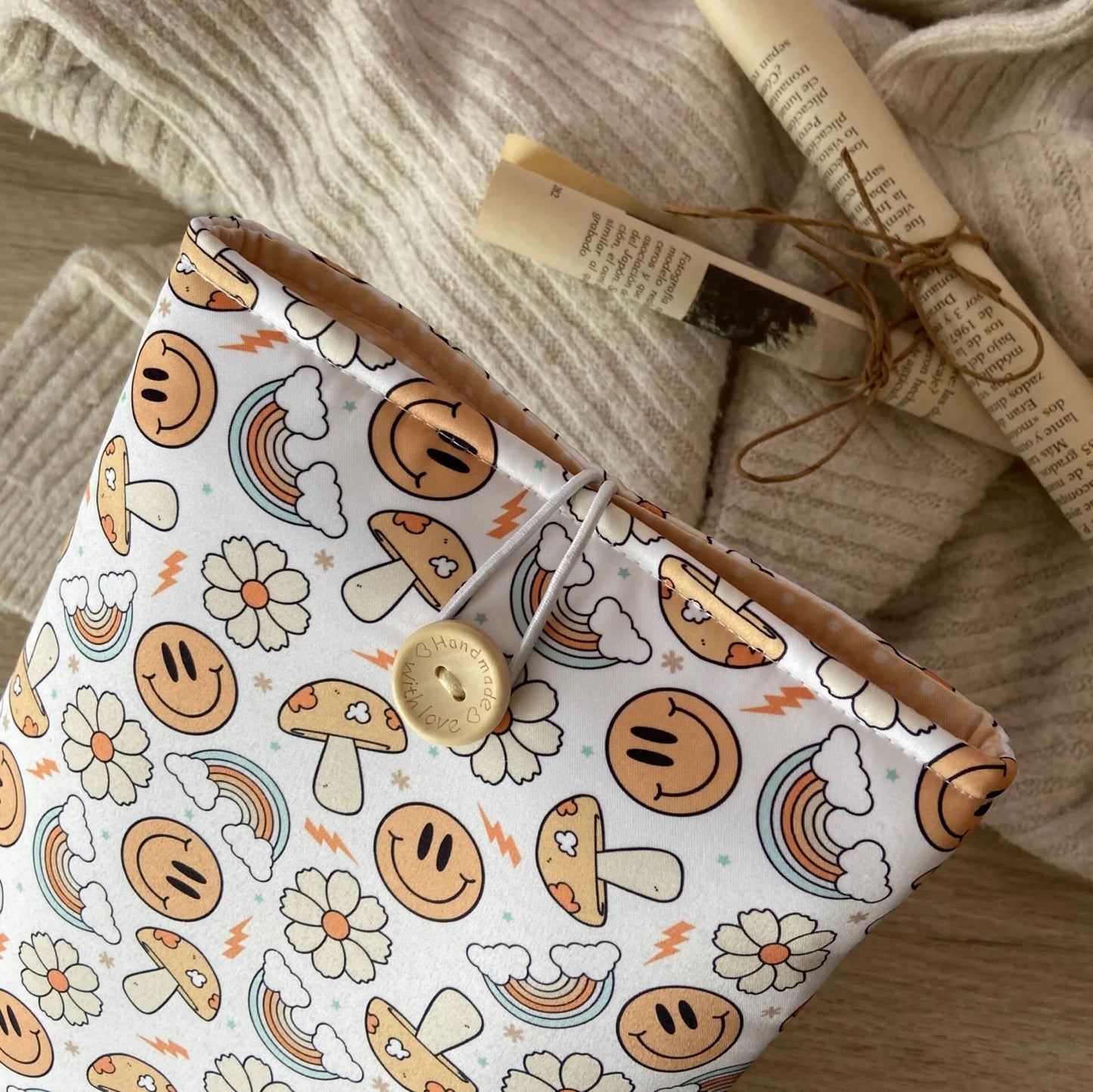 Funda literaria buenas vibras
