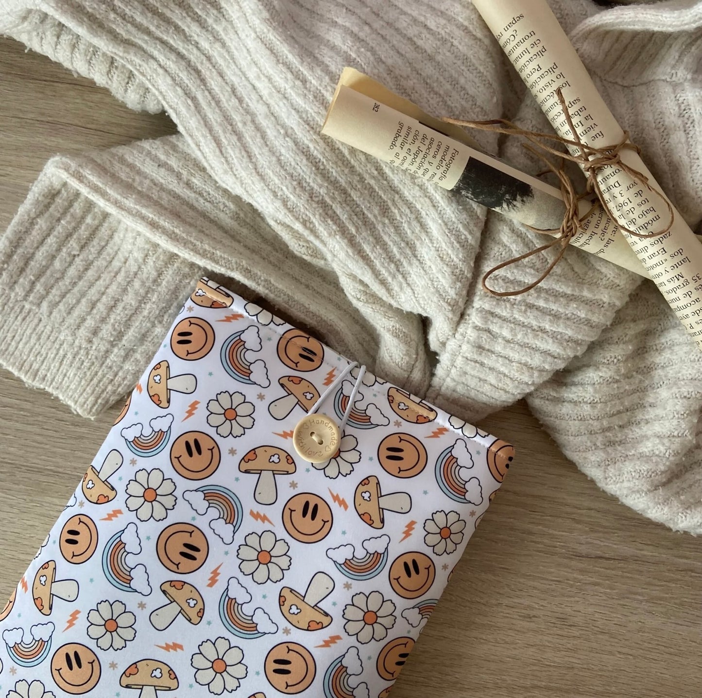 Funda literaria buenas vibras