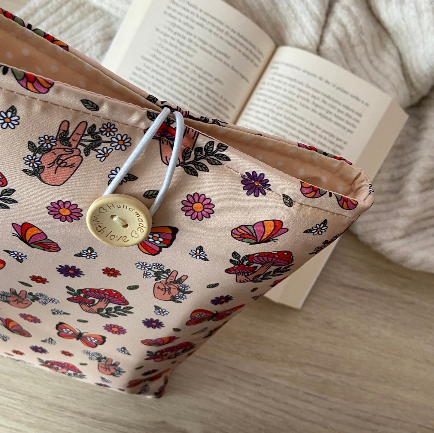 Funda literaria paz y amor