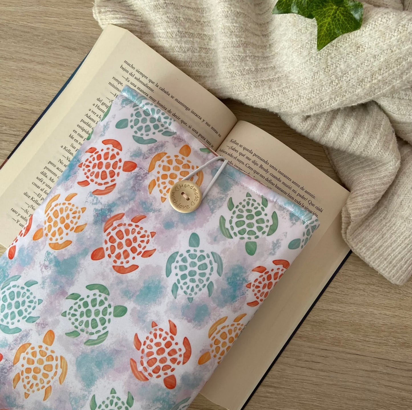Funda literaria tortugas de mar