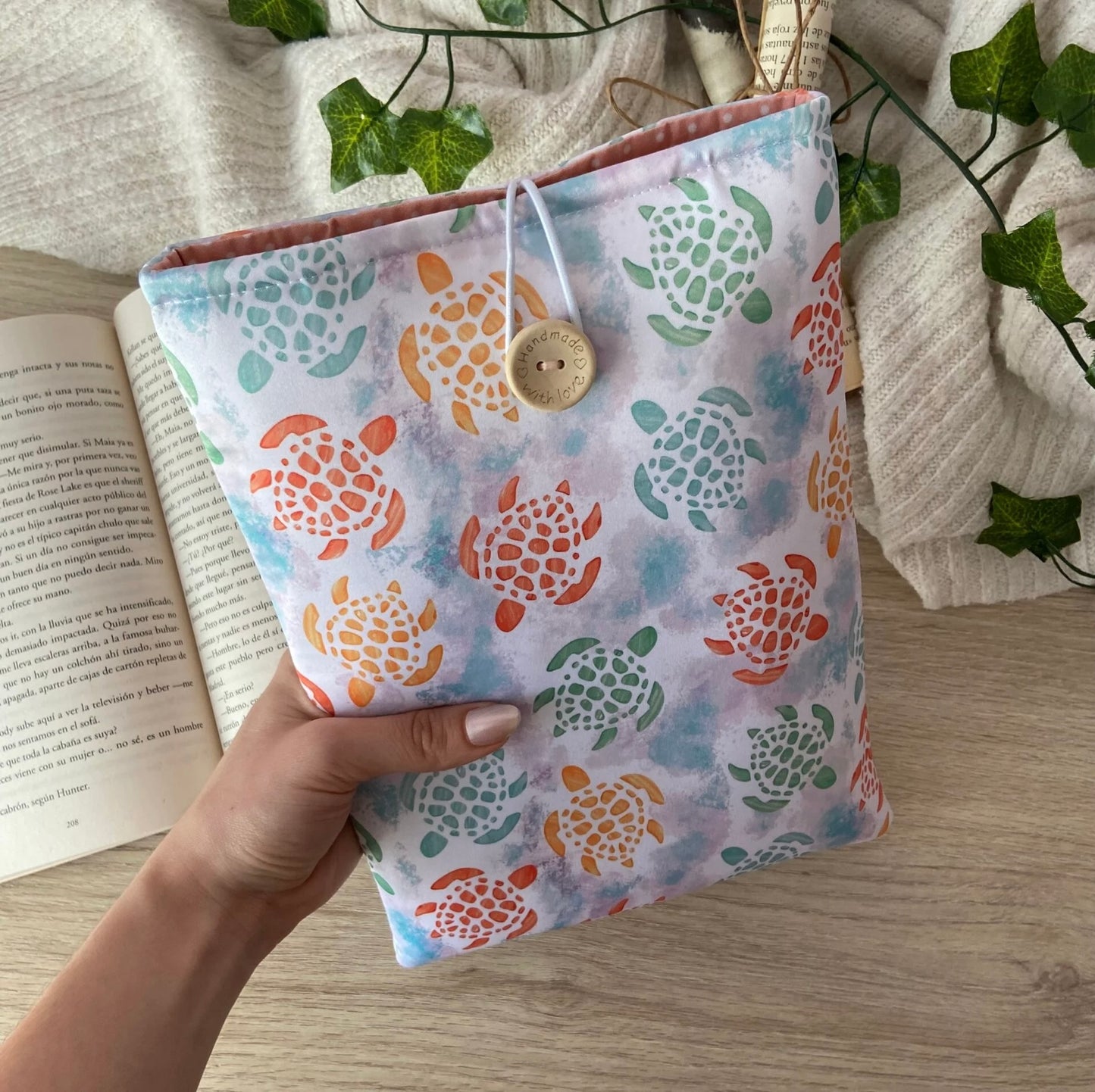 Funda literaria tortugas de mar
