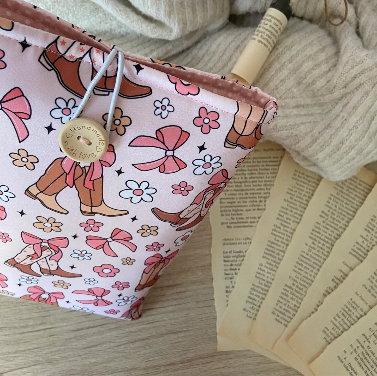 Funda literaria coquette