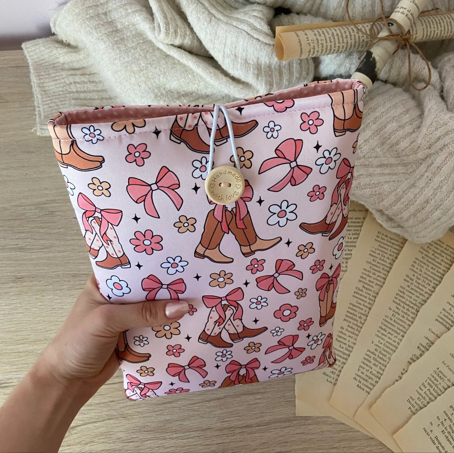 Funda literaria coquette