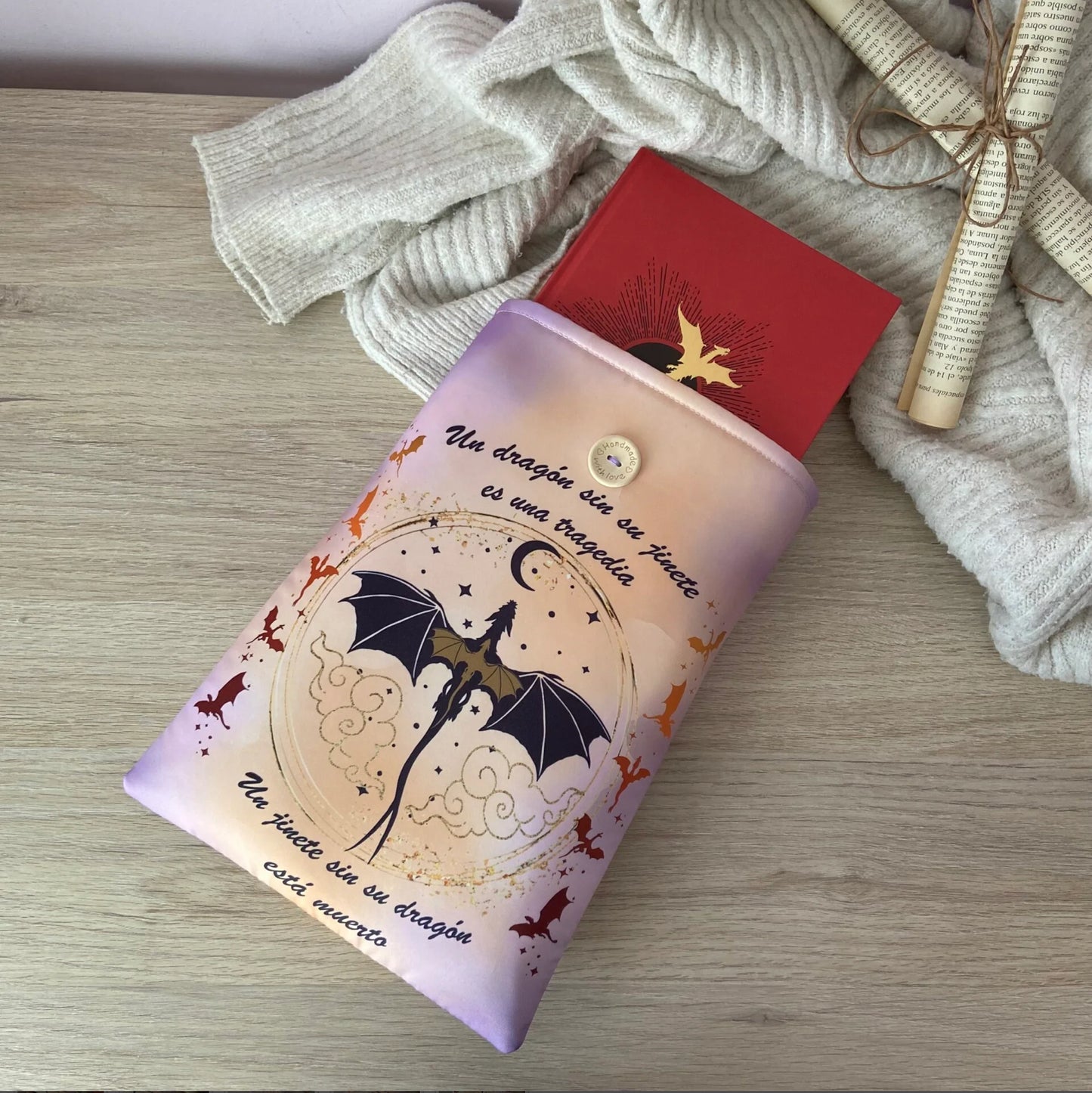 Funda literaria Alas de hierro