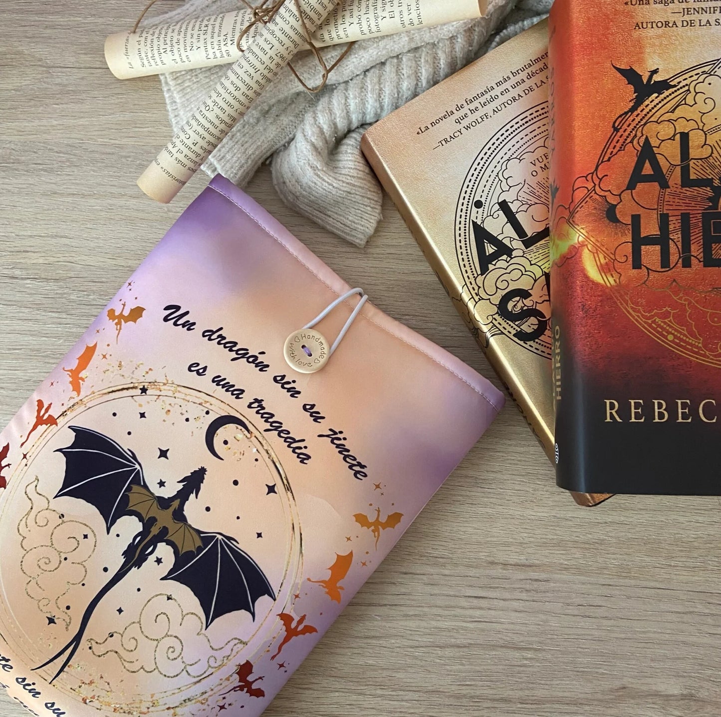 Funda literaria Alas de hierro