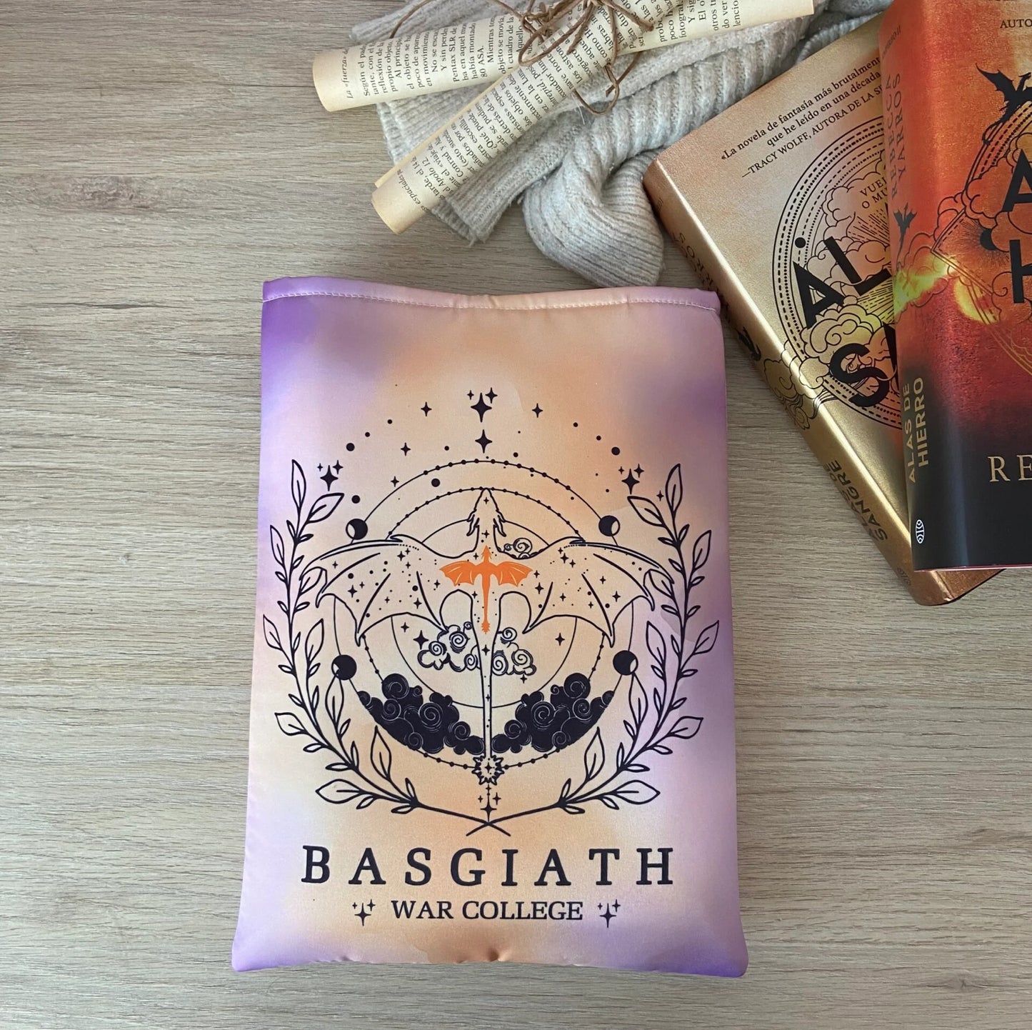 Funda literaria Alas de hierro