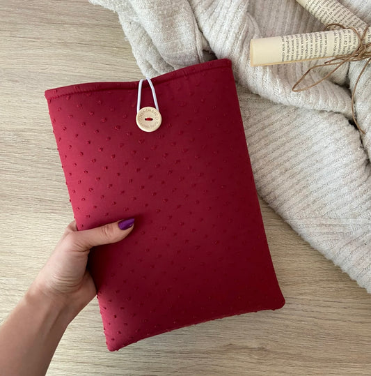 Funda literaria plumeti burdeos