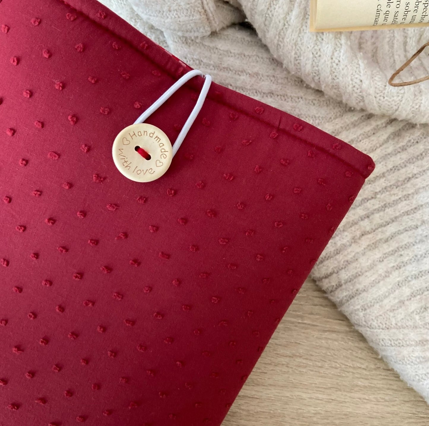 Funda literaria plumeti burdeos